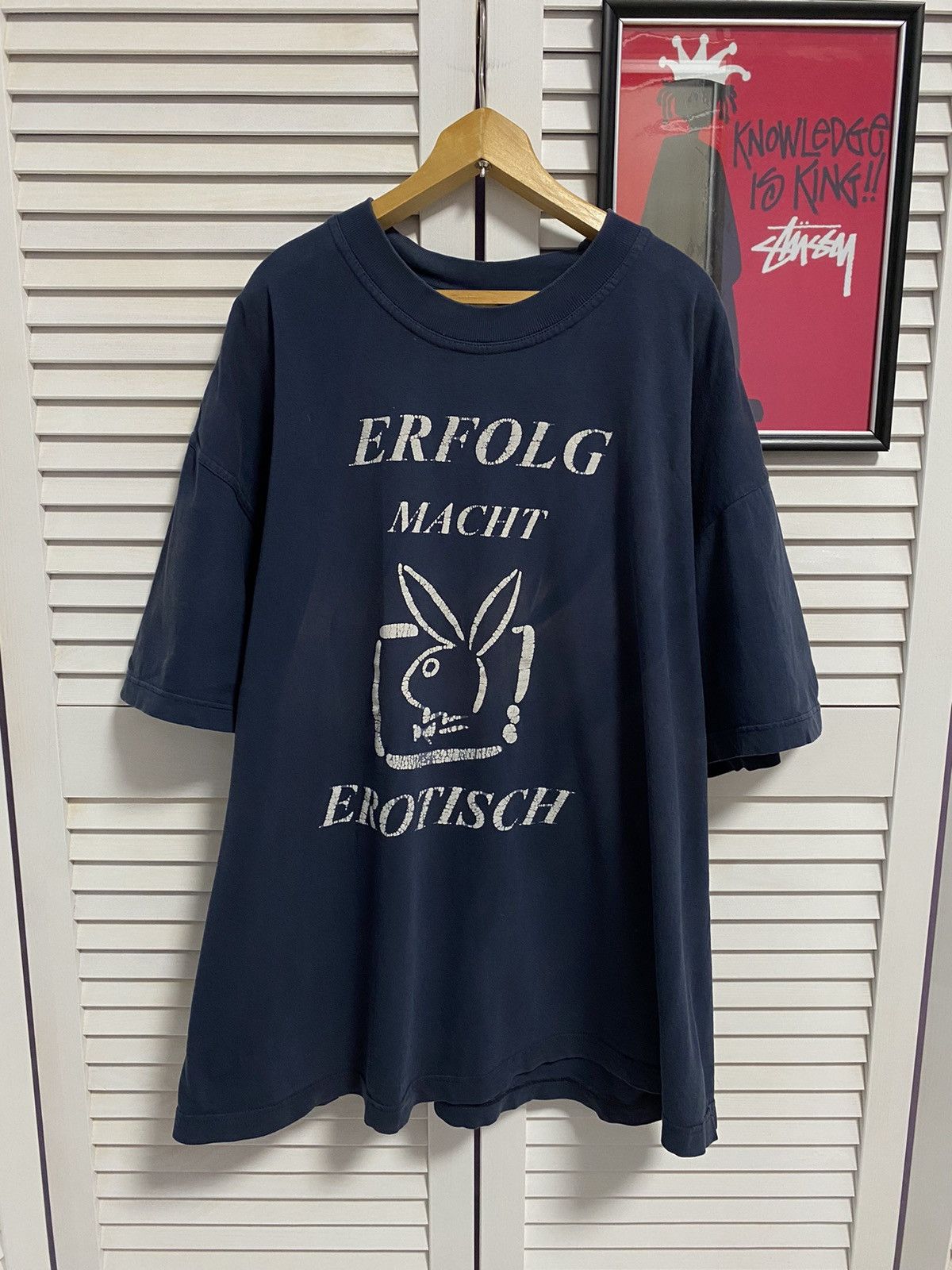 Playboy Vintage Y2K Playboy Parody Tee – Erfolg Macht Erotisch Size US XL / EU 56 / 4 - 1 Thumbnail