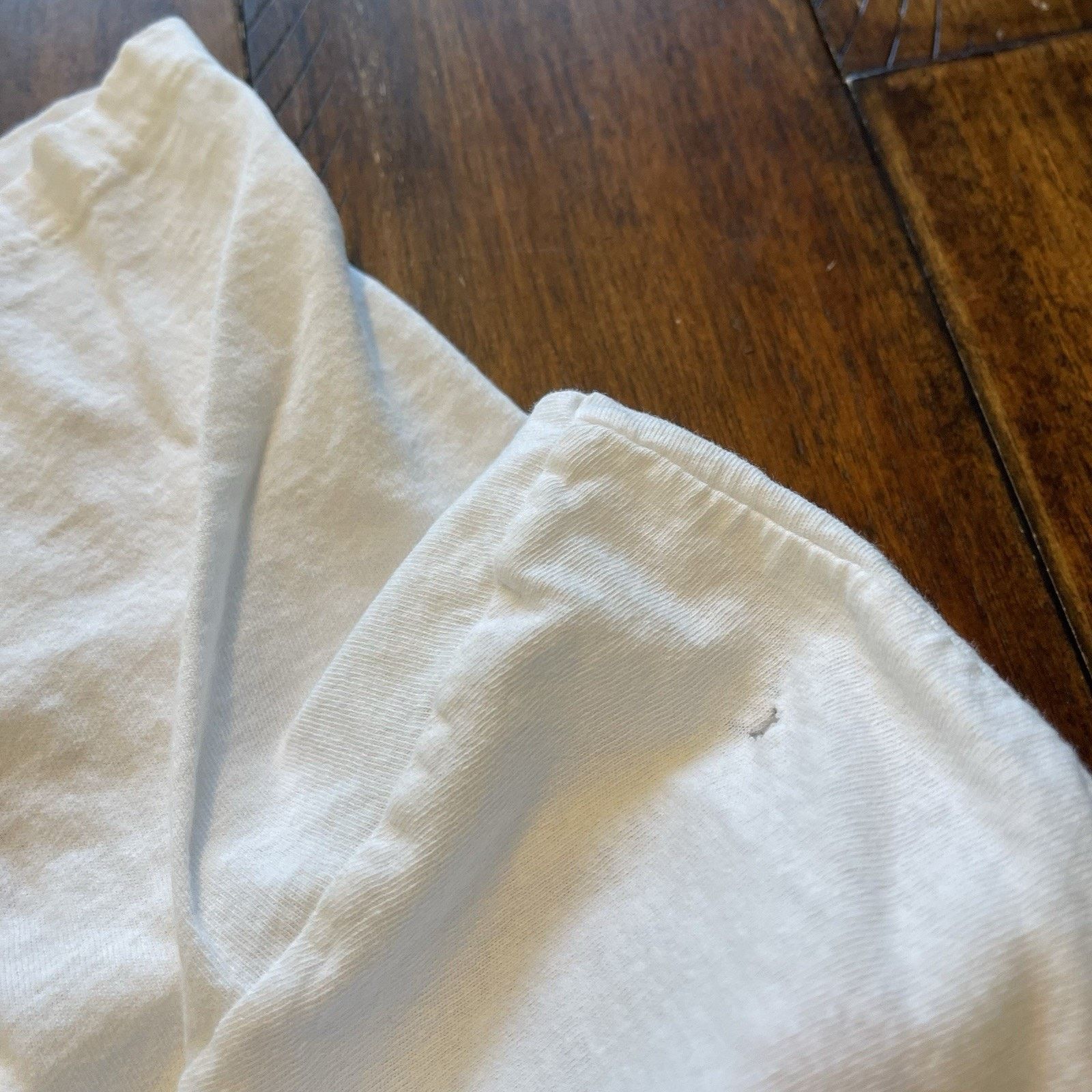 Hanes Team Polo Random 80s Boot T-Shirt XL Single Stitch 90s thin Size US XL / EU 56 / 4 - 7 Thumbnail