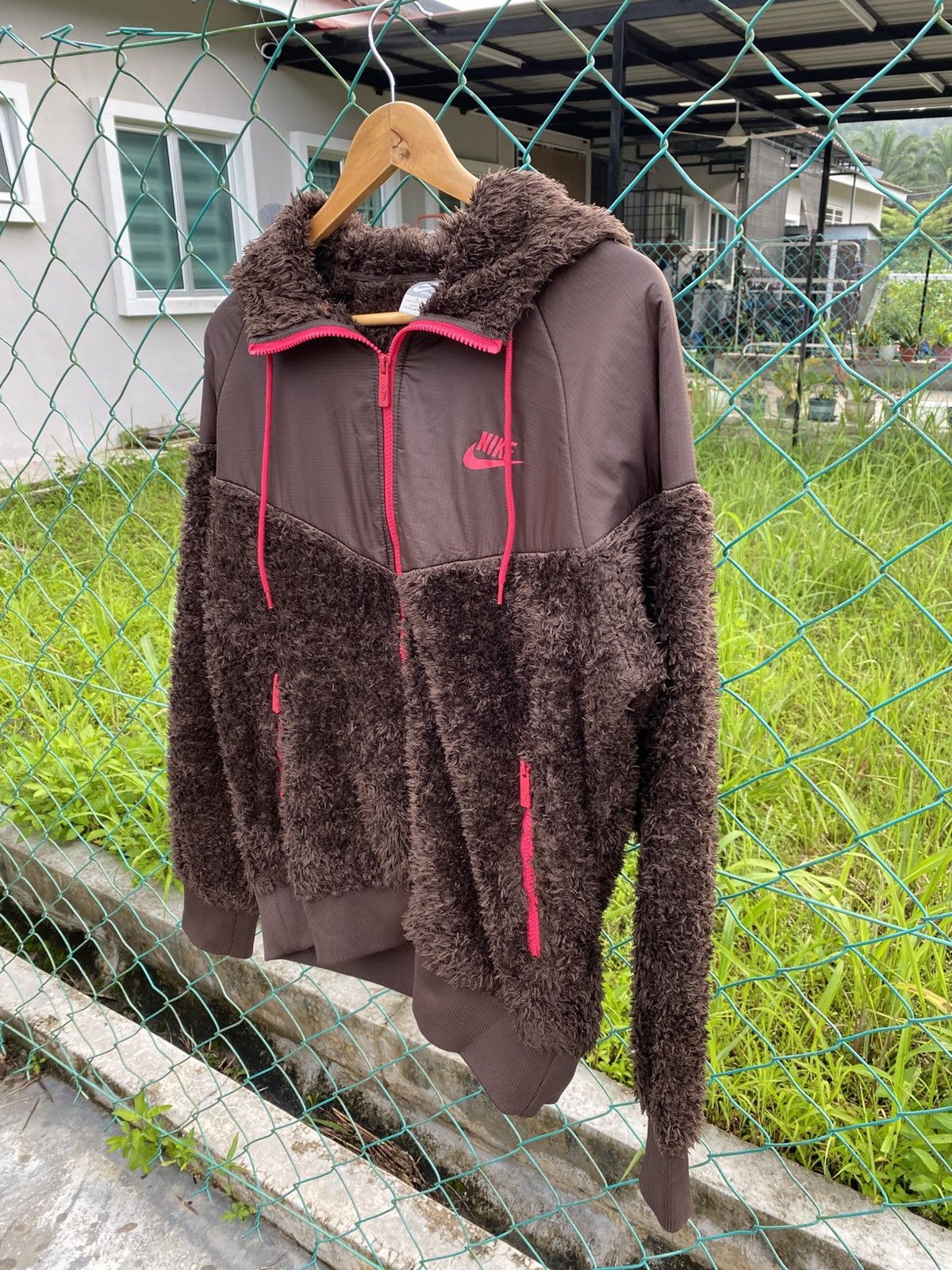 Nike Vintage Nike Y2K zip up fleece hoodies Size US XL / EU 56 / 4 - 4 Thumbnail