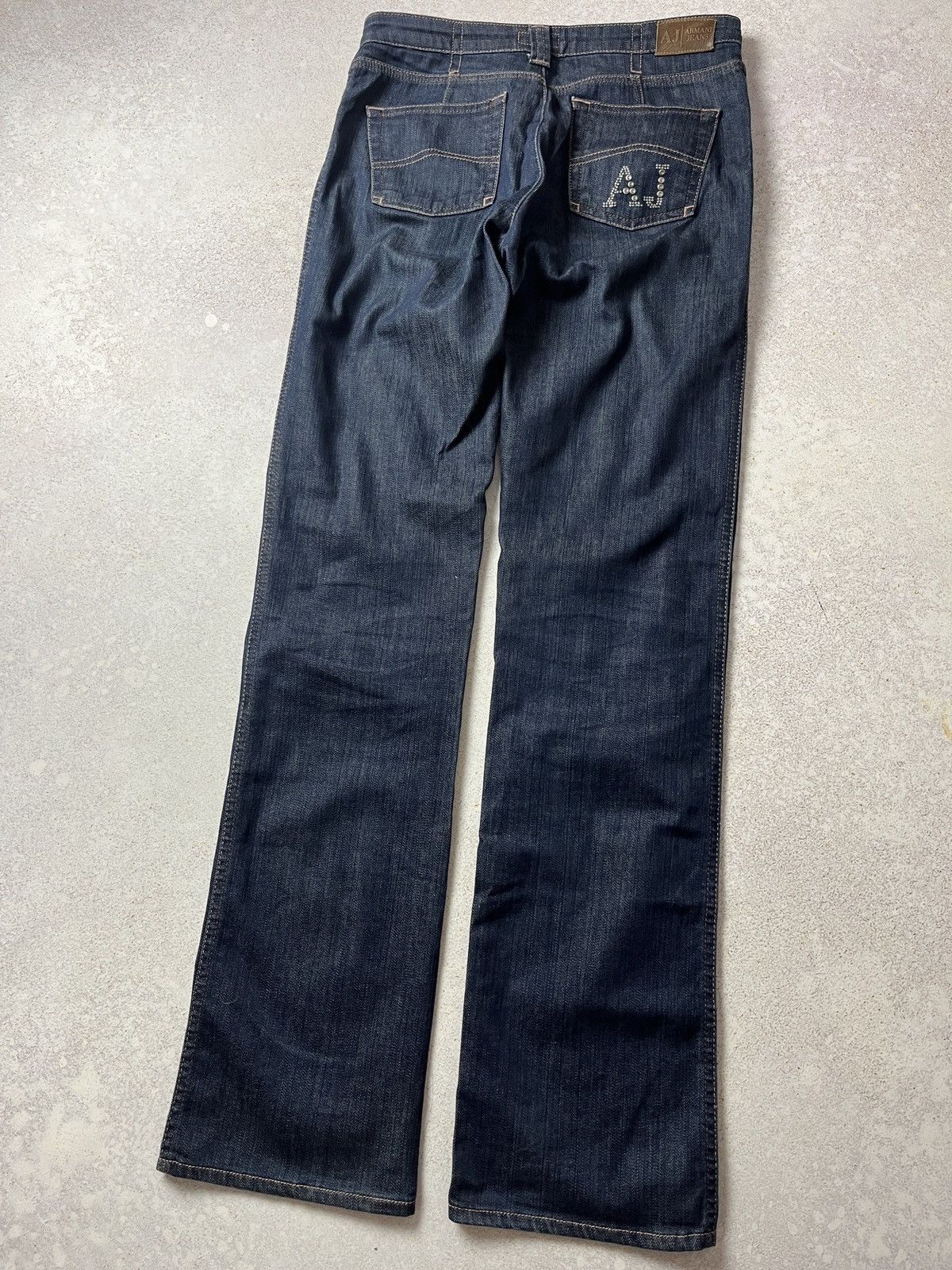 Armani DDP Armani Jeans Indigo 007 Mens Jeans AJ Big Logo Size US 30 / EU 46 - 1 Thumbnail