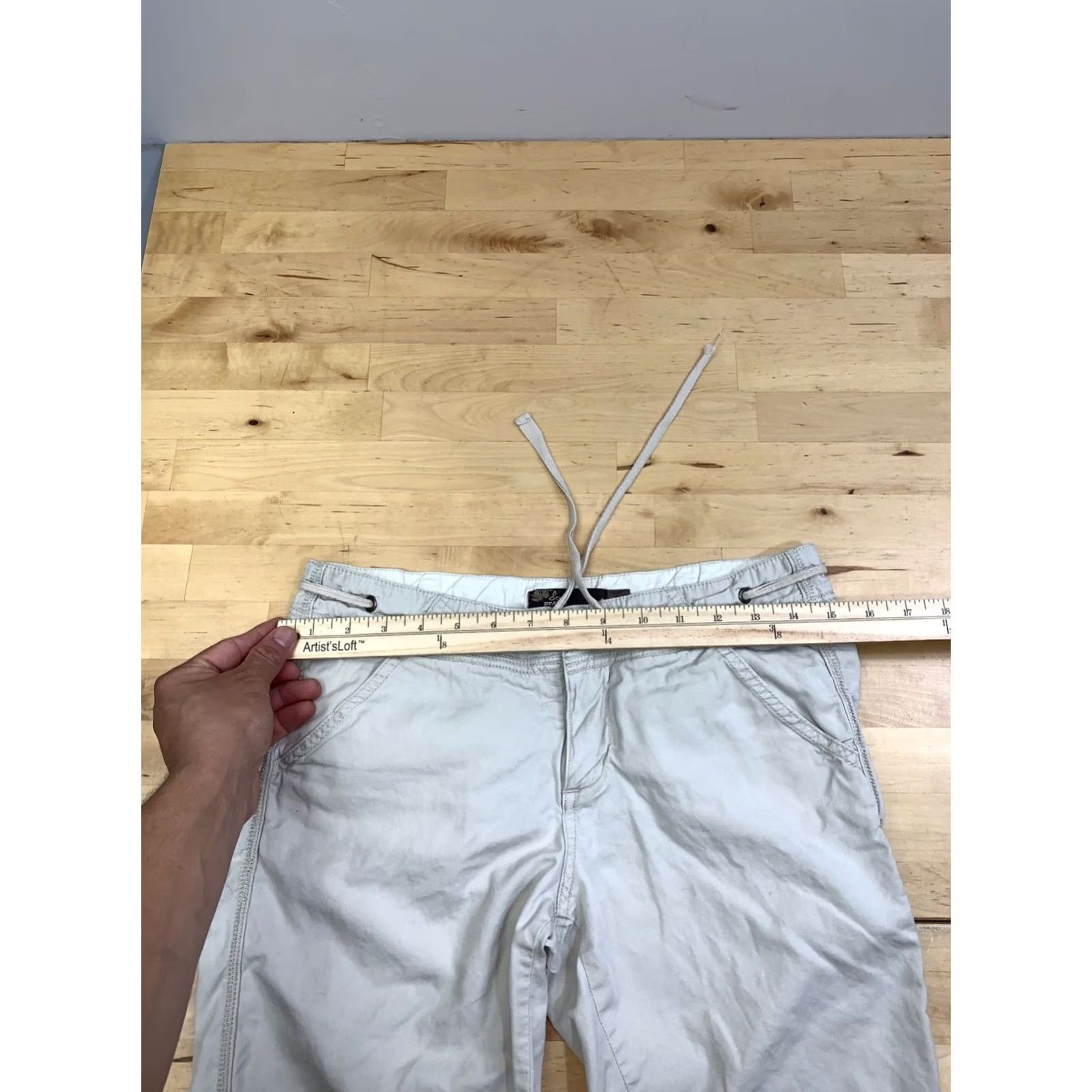 Prana prAna Bermuda Shorts Women 0 Beige Bermuda Casual Travel Outdoor 13265 Size 25" / US 0 / IT 36 - 3 Thumbnail