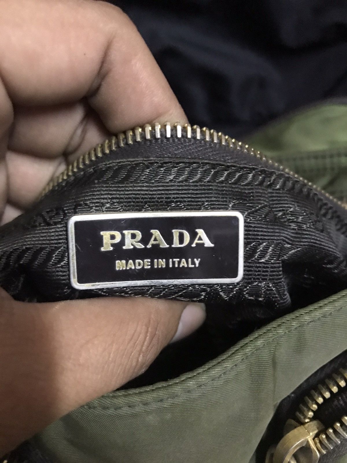 Prada × Vintage Authenrtic PRADA GREEN Shoulder Size ONE SIZE - 6 Thumbnail
