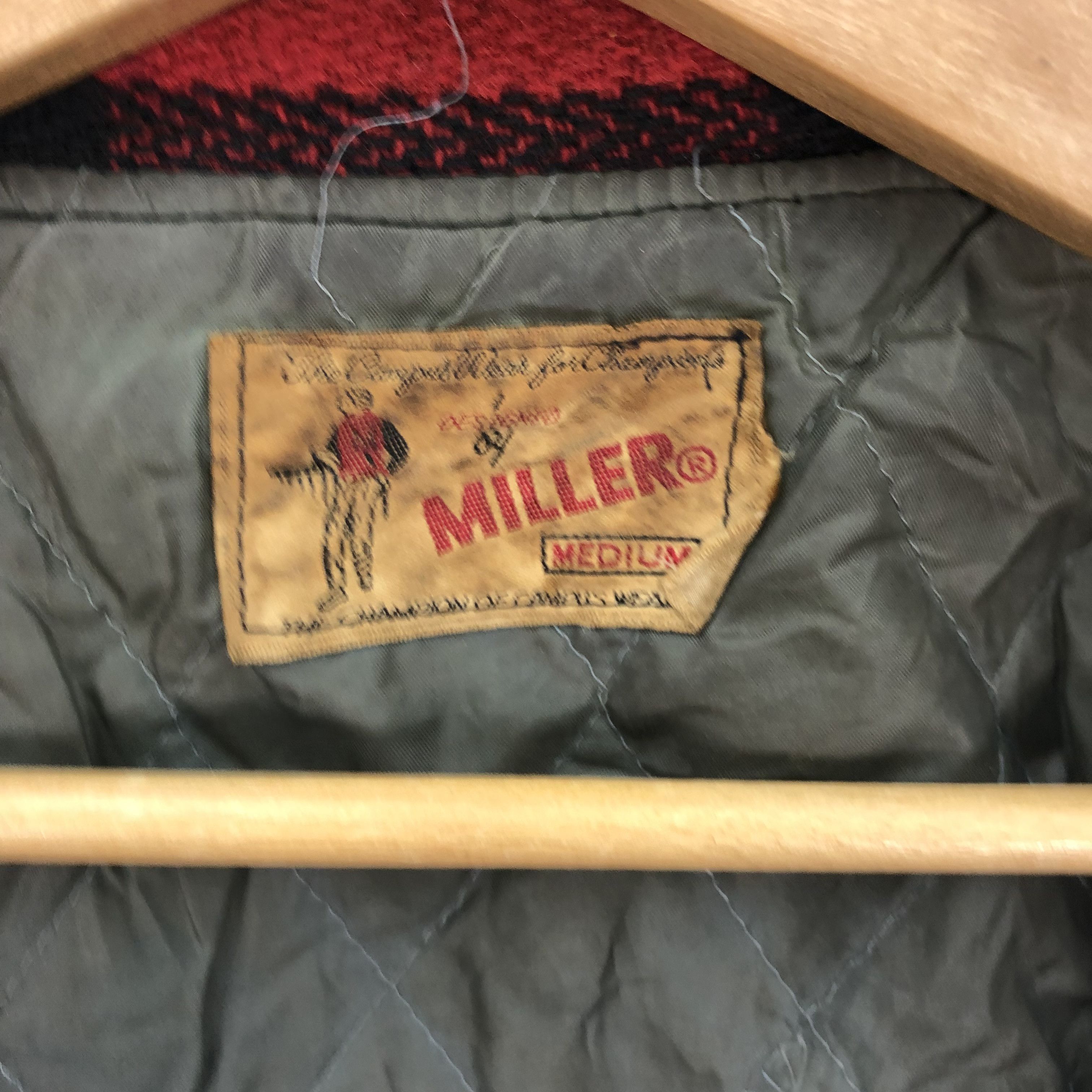Vintage Vintage 70s Miller Checkered Wool Zipper Tartan Plaid Jacket Size US M / EU 48-50 / 2 - 5 Thumbnail