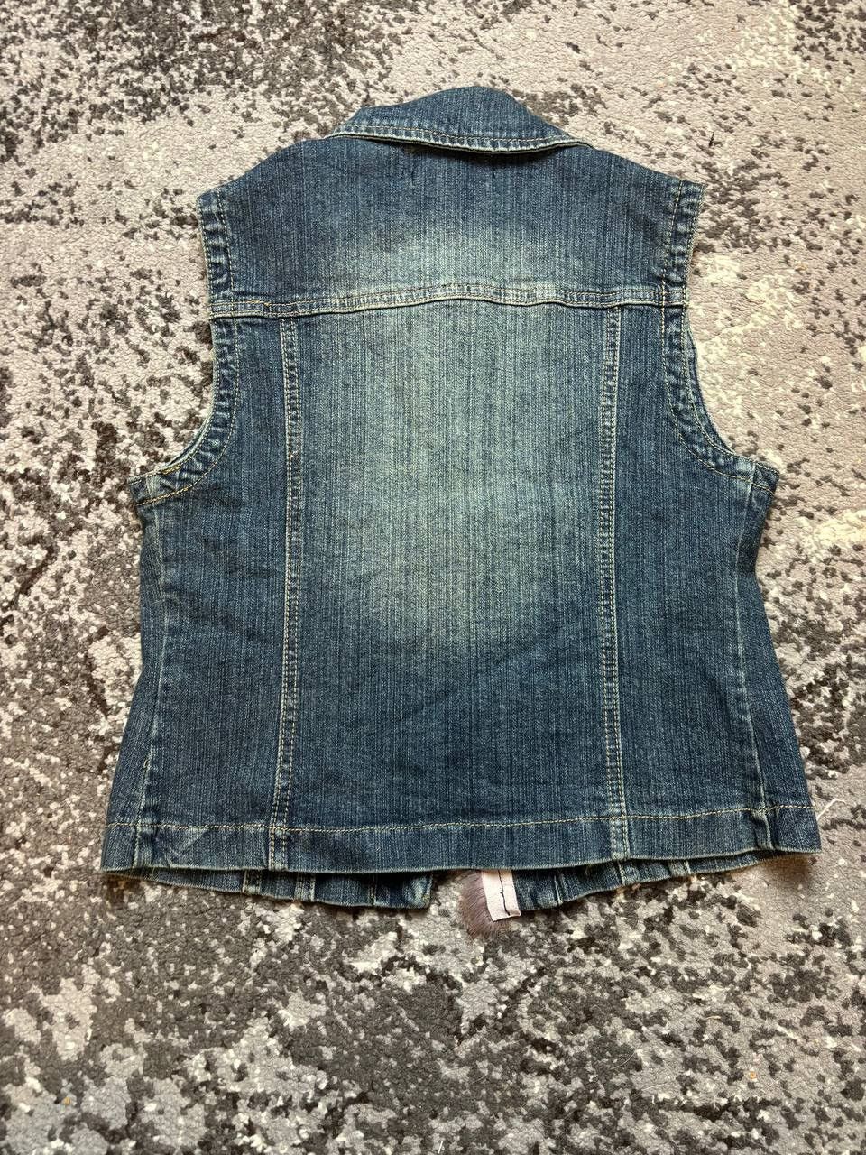 If Six Was Nine × Junya Watanabe × Le Grande Bleu (L.G.B.) Vintage Y2K Japanese Denim Fur Vests Rick Style Opium Size US S / EU 44-46 / 1 - 7 Thumbnail