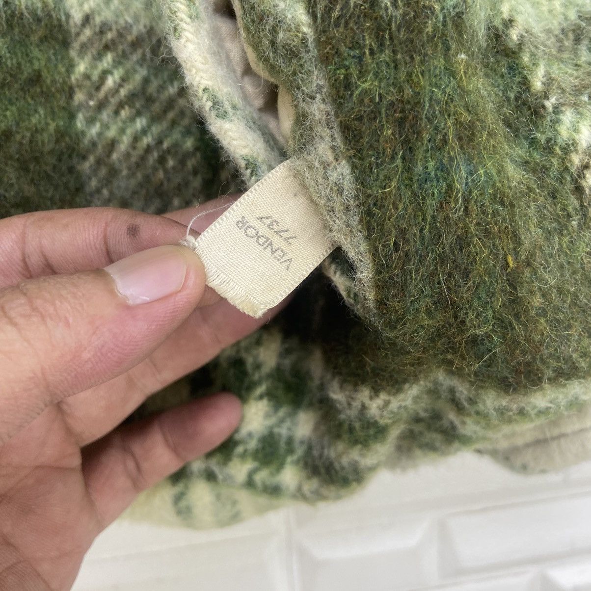 Towncraft Vintage 70s Towncraft Penneys Sherpa Mohair Plaid Jacket Size US M / EU 48-50 / 2 - 16 Thumbnail