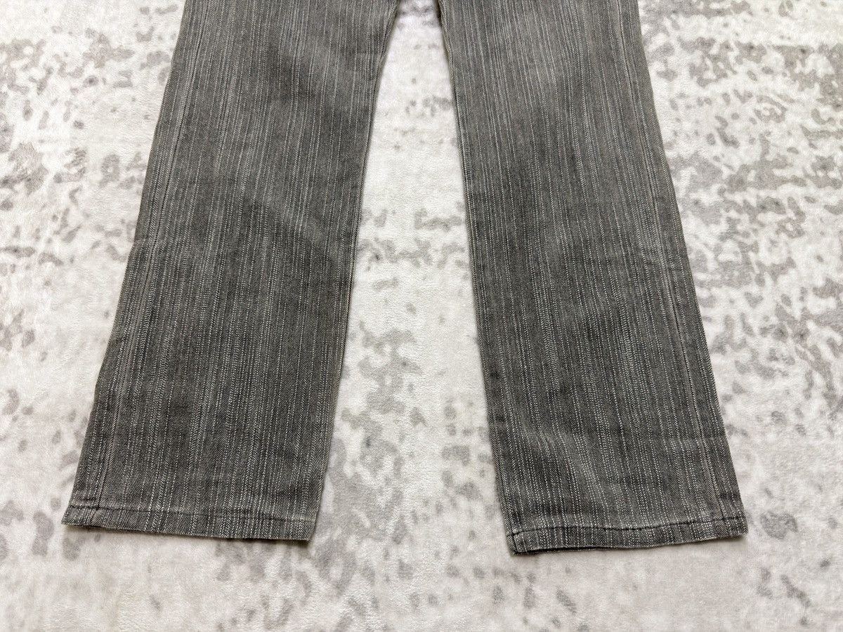 Kapital Vintage Blue Way Modern Hickory Stripe Straight Cut Denim Size US 30 / EU 46 - 7 Thumbnail