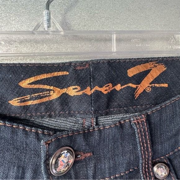 7 For All Mankind SEVEN7 FOR ALL MAN KIND WOMEN’S INDIGO BOOTCUT JEANS SZ 10 Size 32" / US 10 / IT 46 - 7 Thumbnail