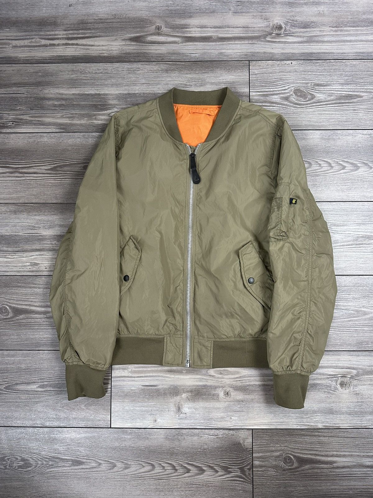 Alpha Industries Reversible Alpha Industries Bomber Jacket Size US XL / EU 56 / 4 - 1 Thumbnail