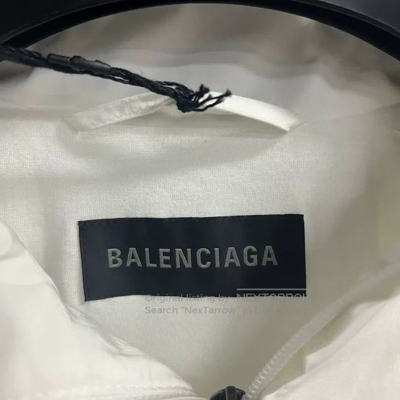 Balenciaga Balenciaga Letter Printed Stand Collar Long Sleeve Jacket Size US L / EU 52-54 / 3 - 2 Thumbnail