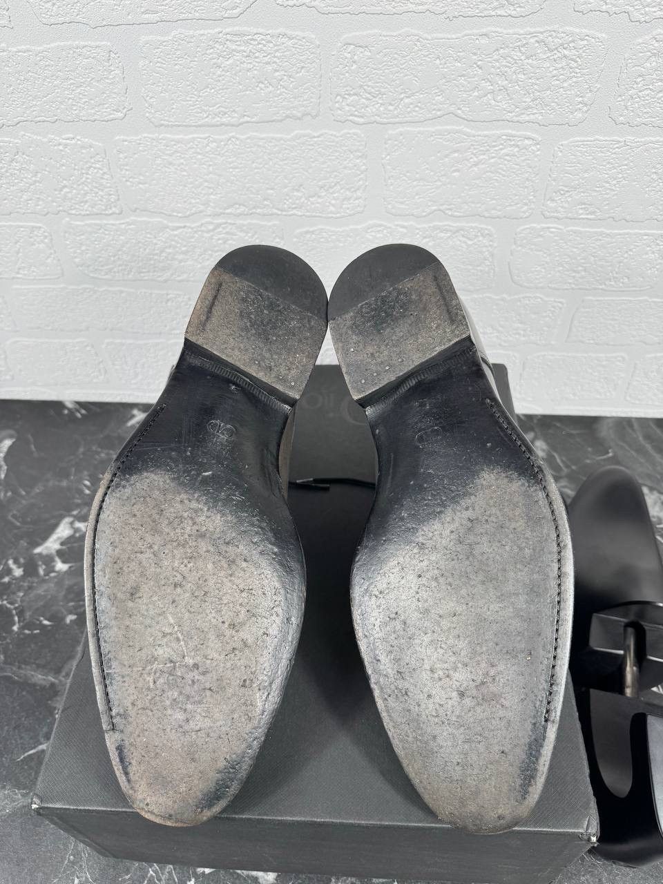 Dior Dior Calfskin Lace-Up Boots – Grey (EU 44 Size US 12 / EU 45 - 9 Thumbnail