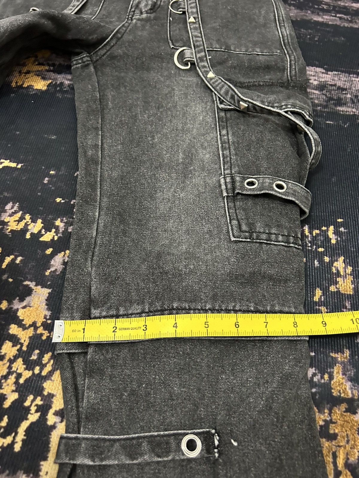 Tete Homme Romwe Cargo Bondage Flare Jeans Size US 28 / EU 44 - 19 Thumbnail