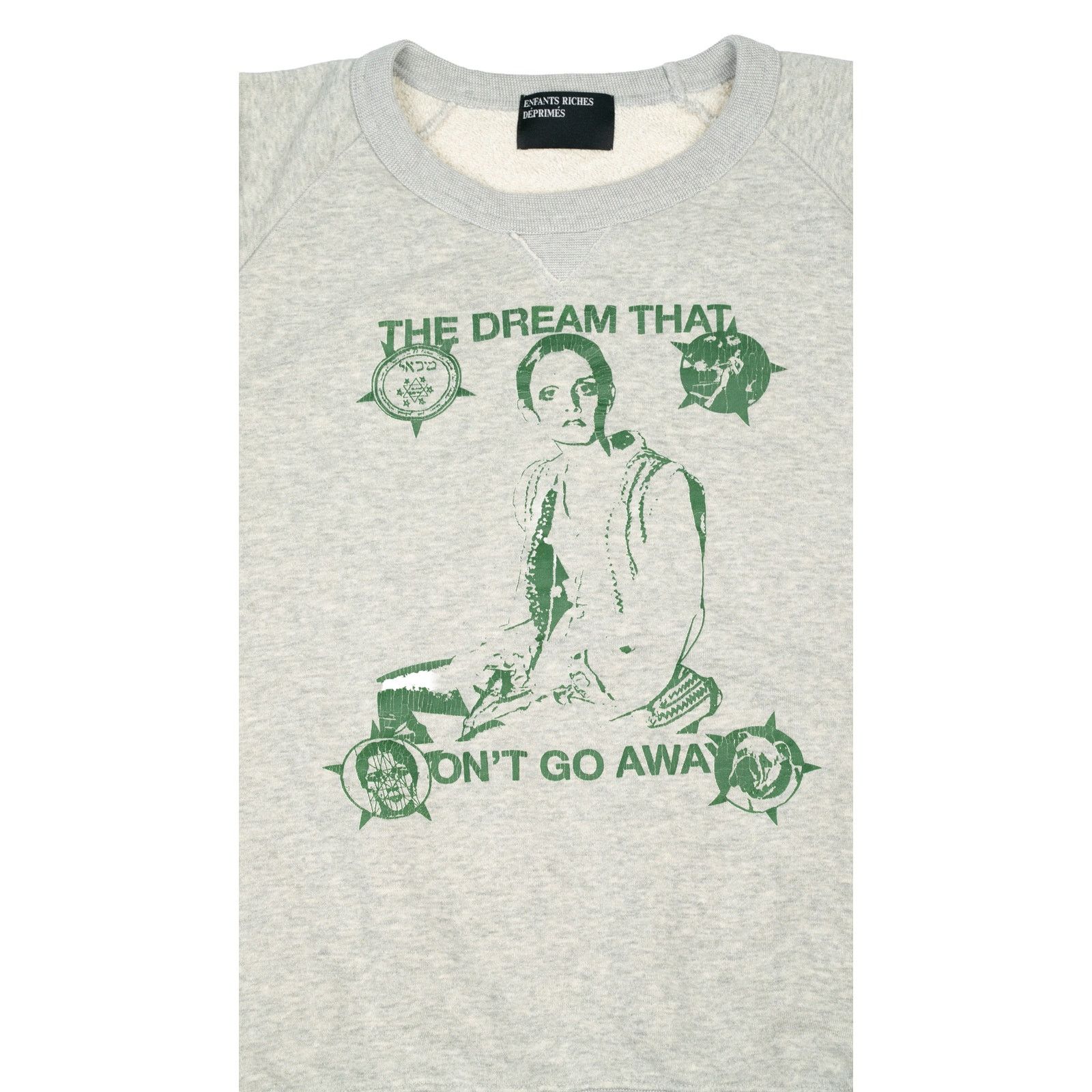 Enfants Riches Deprimes The Dream that Won't Go Away Raglan Sweatshirt 'Grey' Size US XL / EU 56 / 4 - 3 Thumbnail