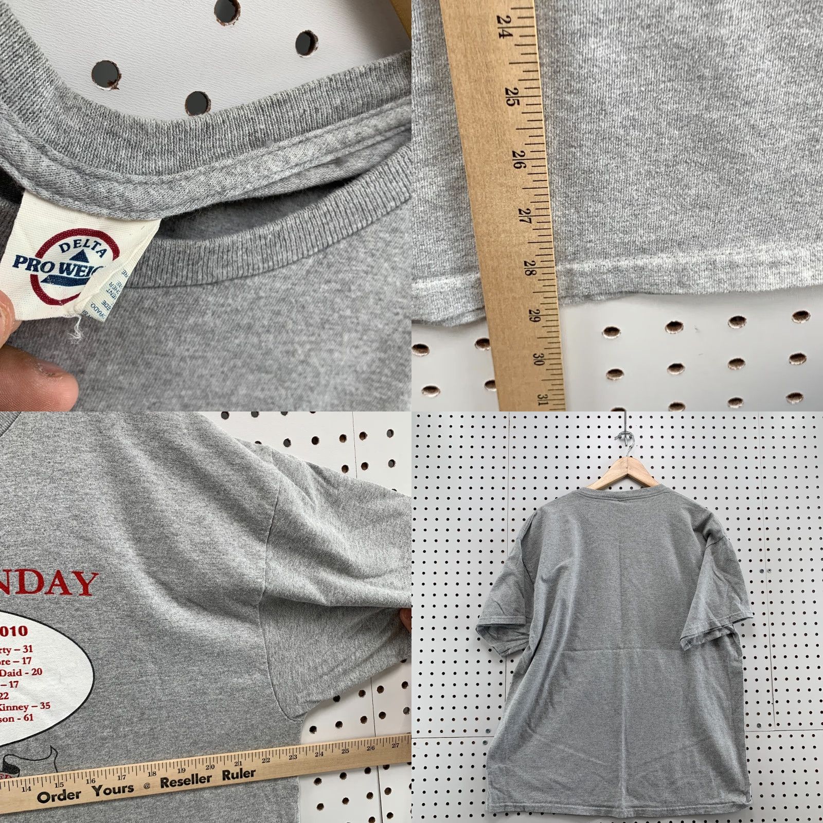 Delta VINTAGE Delta Short Sleeve T-Shirt XL Gray "Bloody Sunday Justice Served" Unisex Adults Crew Neck Graphic Print 2010-2019 Size US 36 / EU 52 - 9 Thumbnail