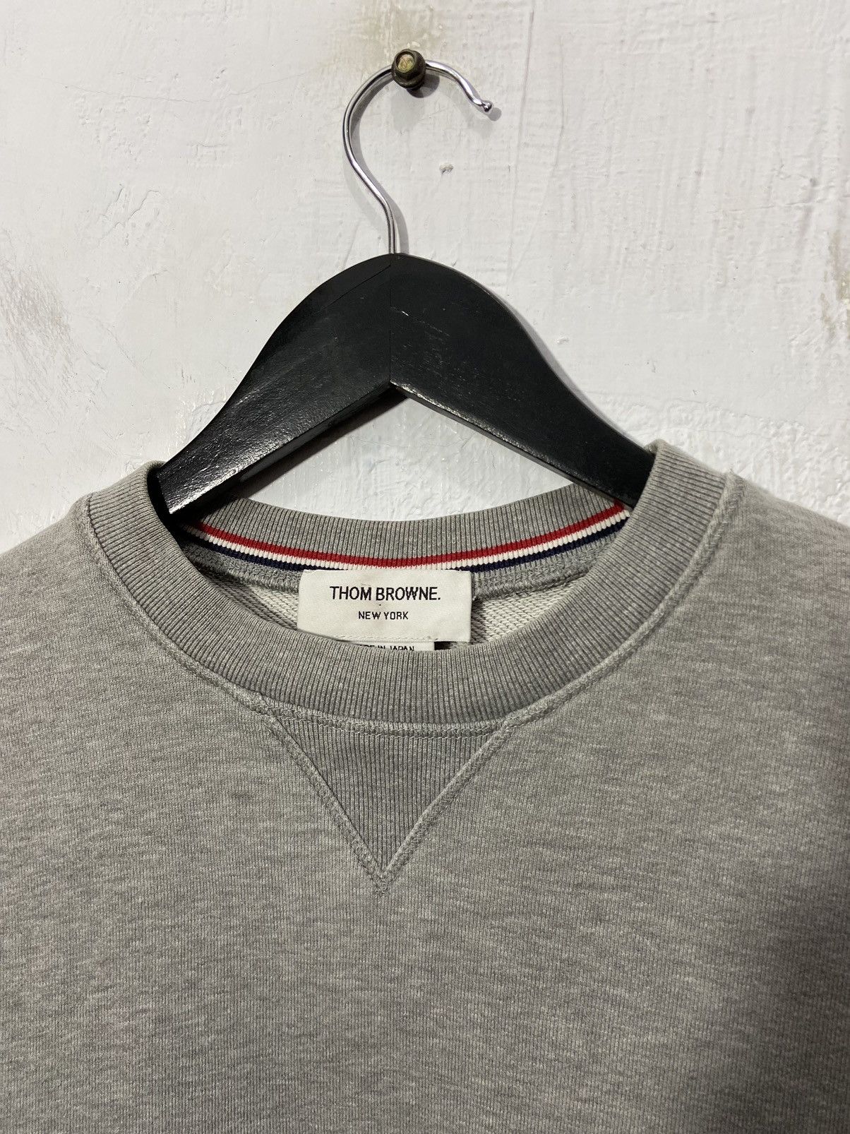 Thom Browne Thom Browne - 4 Bar Sweatshirt Grey Size US L / EU 52-54 / 3 - 5 Thumbnail