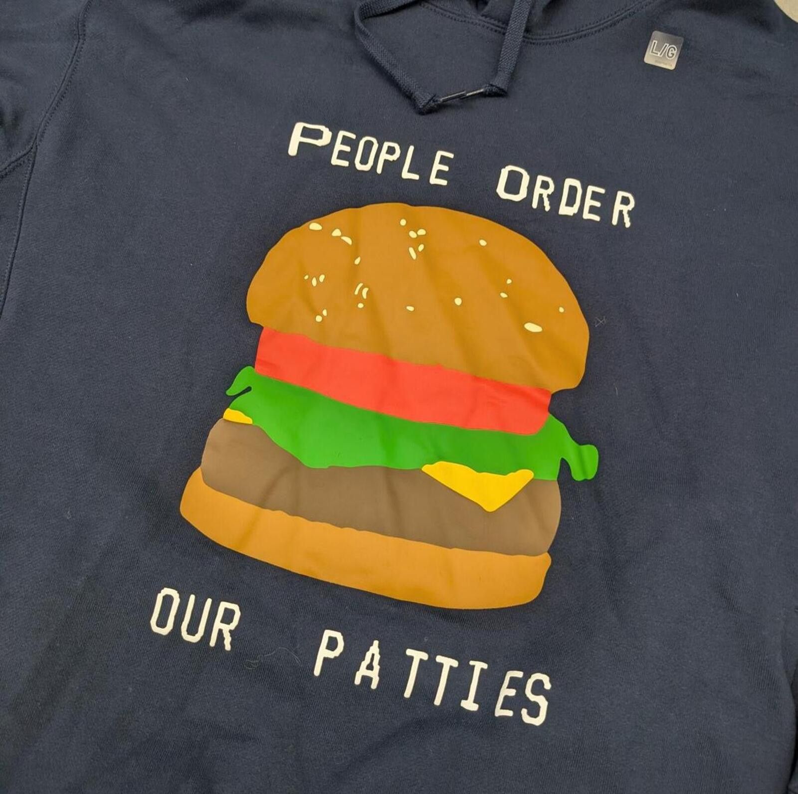 Uniqlo Sponge Bob x Uniqlo x CPFM People Order Our Patties Hoodie Size US L / EU 52-54 / 3 - 2 Thumbnail