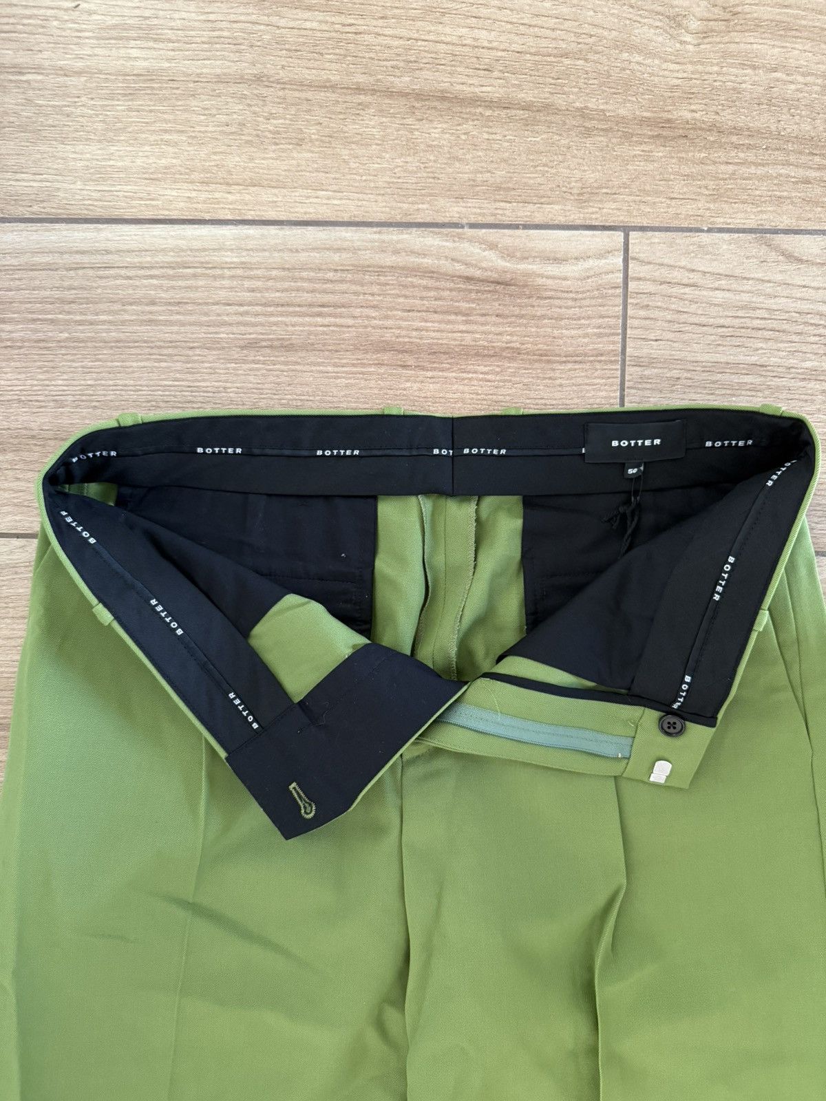BOTTER Botter Pleated Trousers (Lime) Size US 33 - 4 Thumbnail