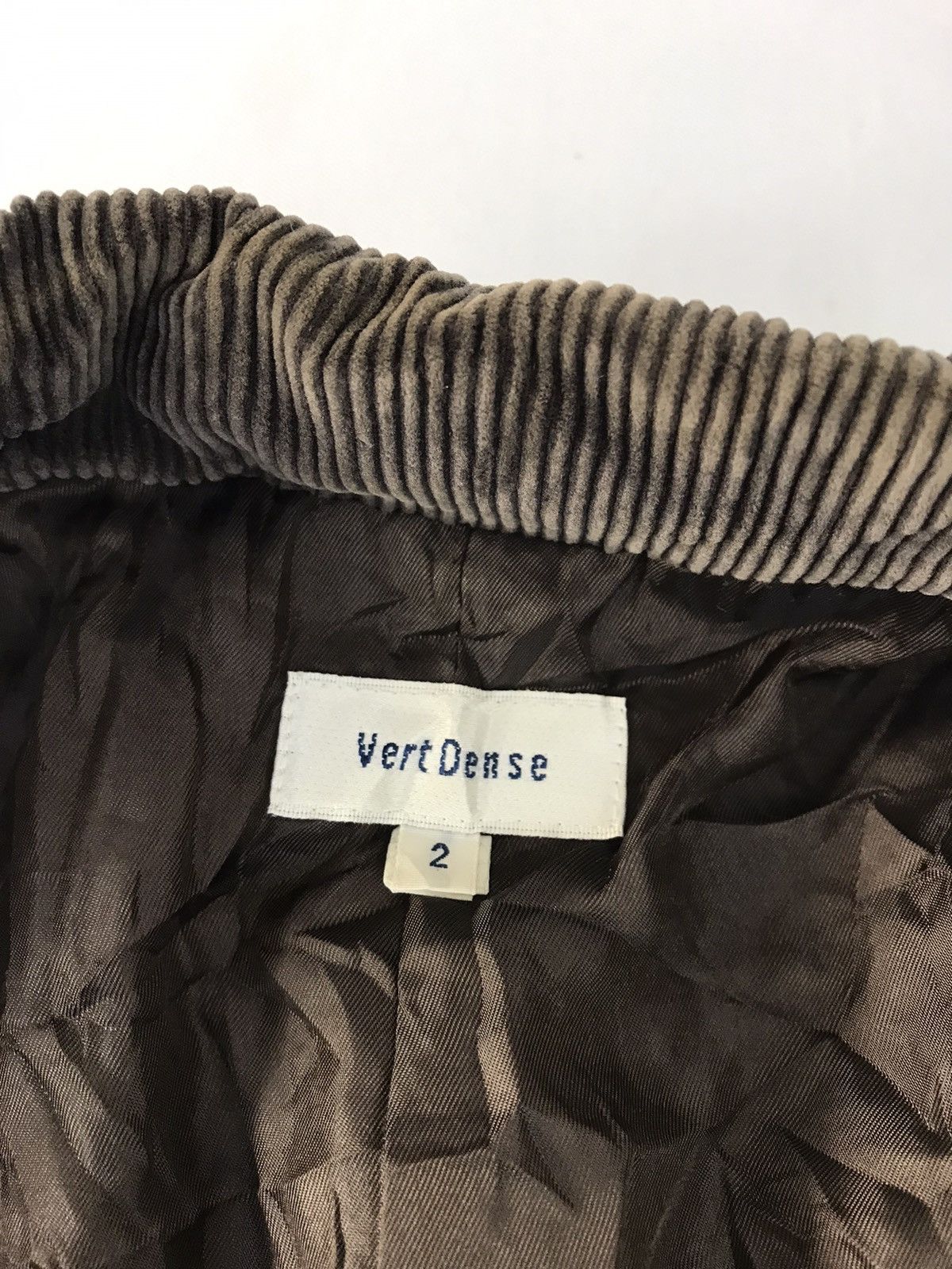 Japanese Brand Vert Dense Jacket Full Button Corduroy Design Size S / US 4 / IT 40 - 6 Thumbnail