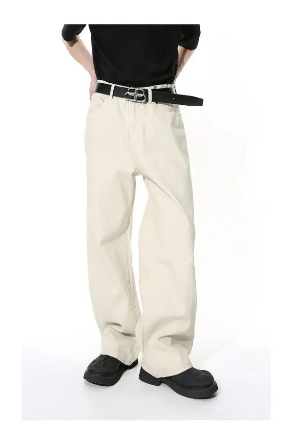 Jean Arisawa x Jinno White Wide Leg Baggy Denim Jeans Size US 32 / EU 48 - 5 Thumbnail
