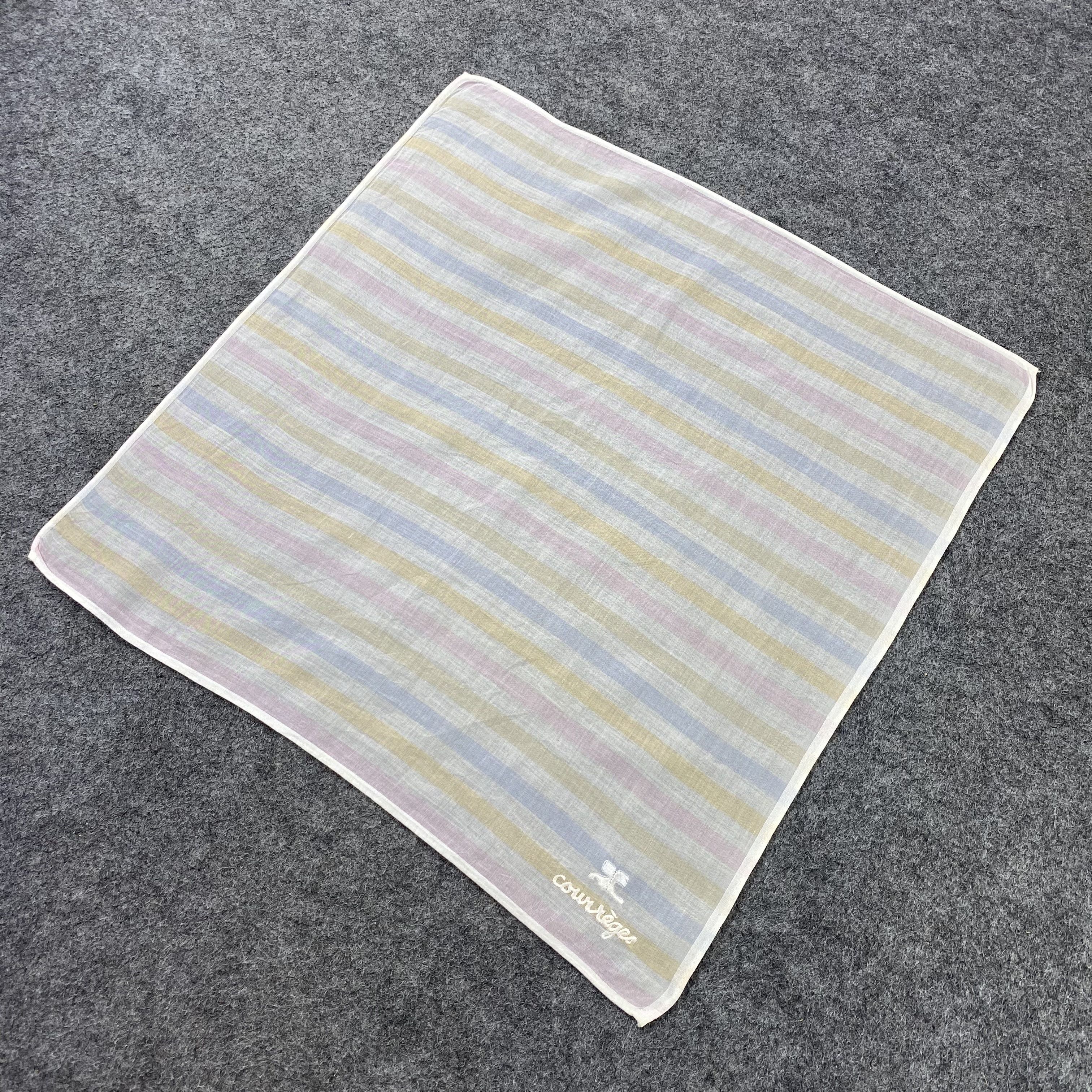 Courreges Courreges Homme Handkerchief / Neckerchief / Bandana-B1295 Size ONE SIZE - 4 Thumbnail