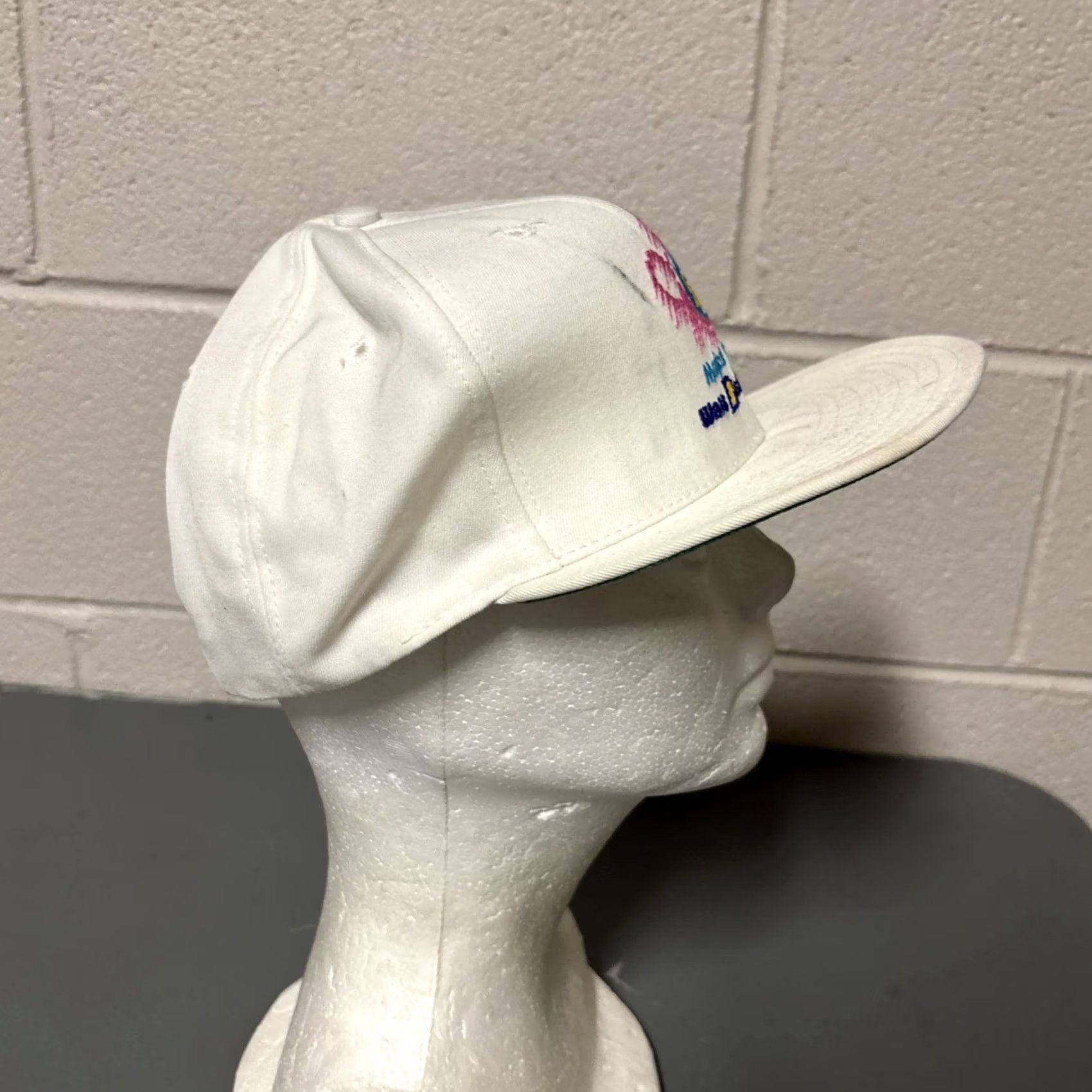 Disney VINTAGE Walt Disney World 20 Magical Years Snapback Hat Unisex Adults Adjustable White Baseball Hat Mens Womens Girls Boys Size ONE SIZE - 4 Thumbnail