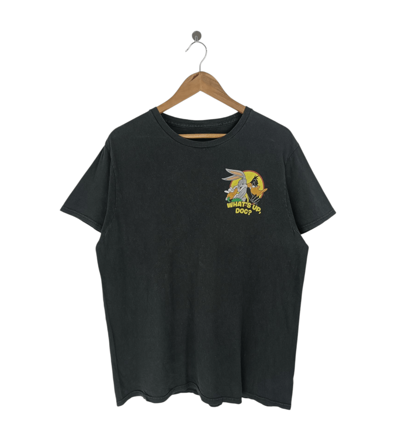 Cartoon Network THRASHED FADED VINTAGE LOONEY TUNES WHATS UP DOC SMALL LOGO Size US L / EU 52-54 / 3 - 1 Thumbnail