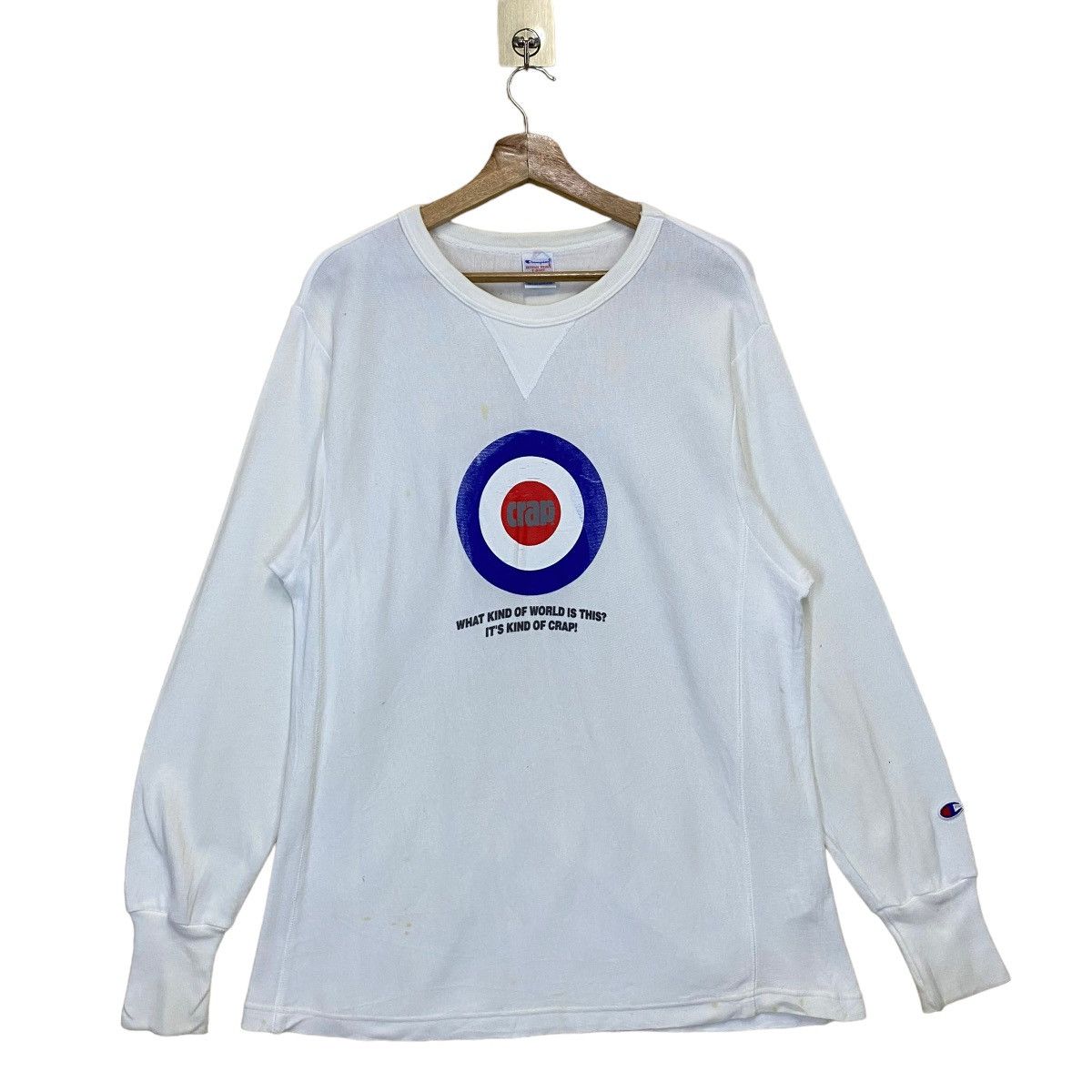 Champion Champion Reverse Weave Big Logo Crewneck Sweatshirt Size M Size US M / EU 48-50 / 2 - 1 Thumbnail