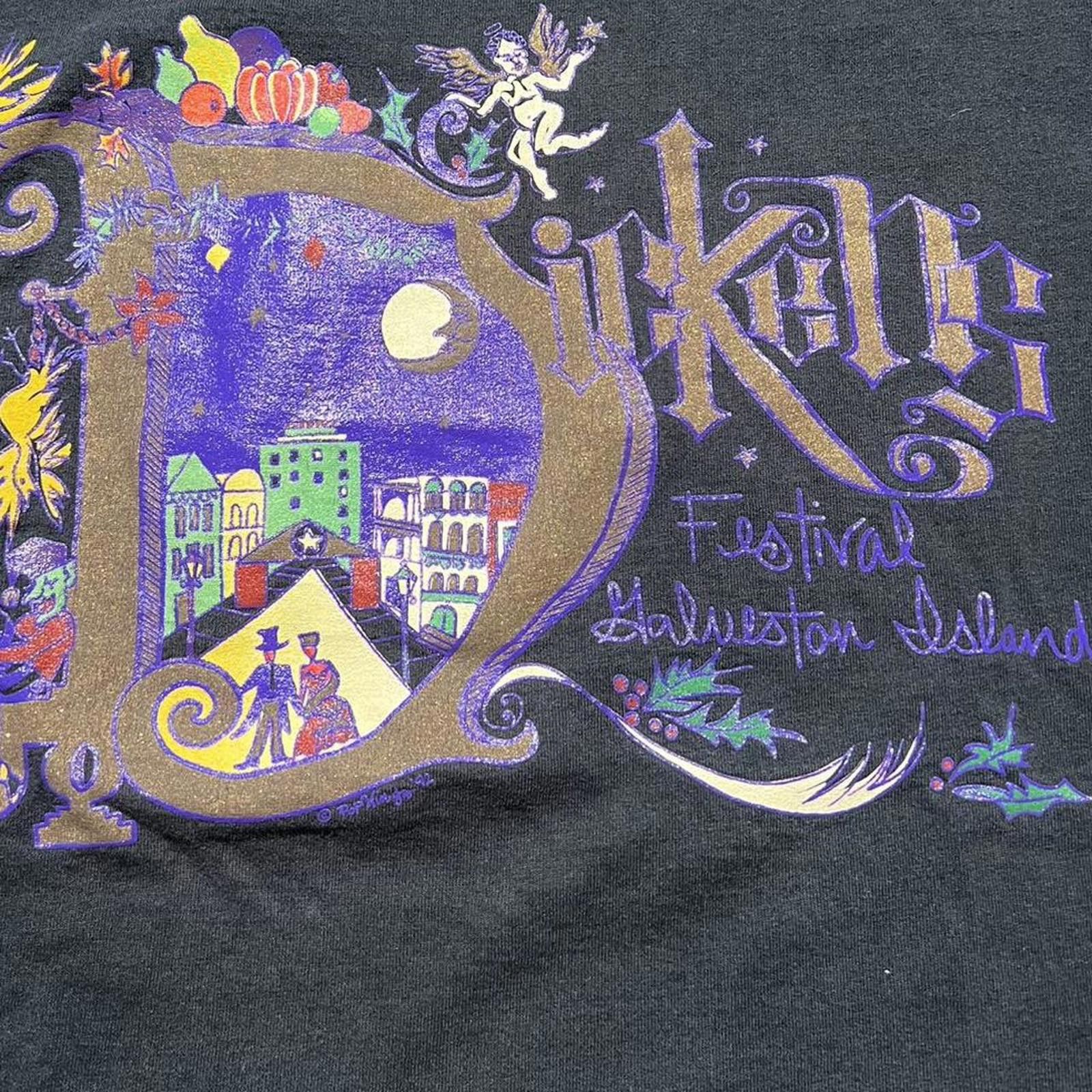 Designer Vintage 90s Dickens Festival Galveston Island Single Stitch Size US L / EU 52-54 / 3 - 6 Thumbnail