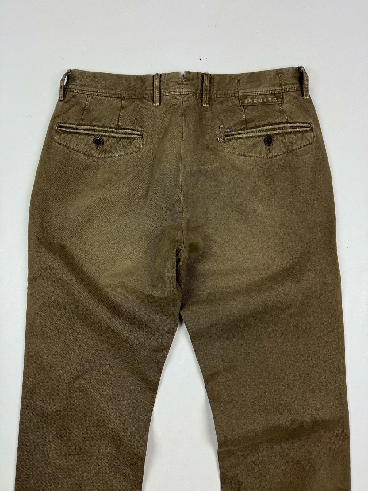 Incotex NWT Incotex Chino Olive Pants Size US 32 / EU 48 - 15 Thumbnail