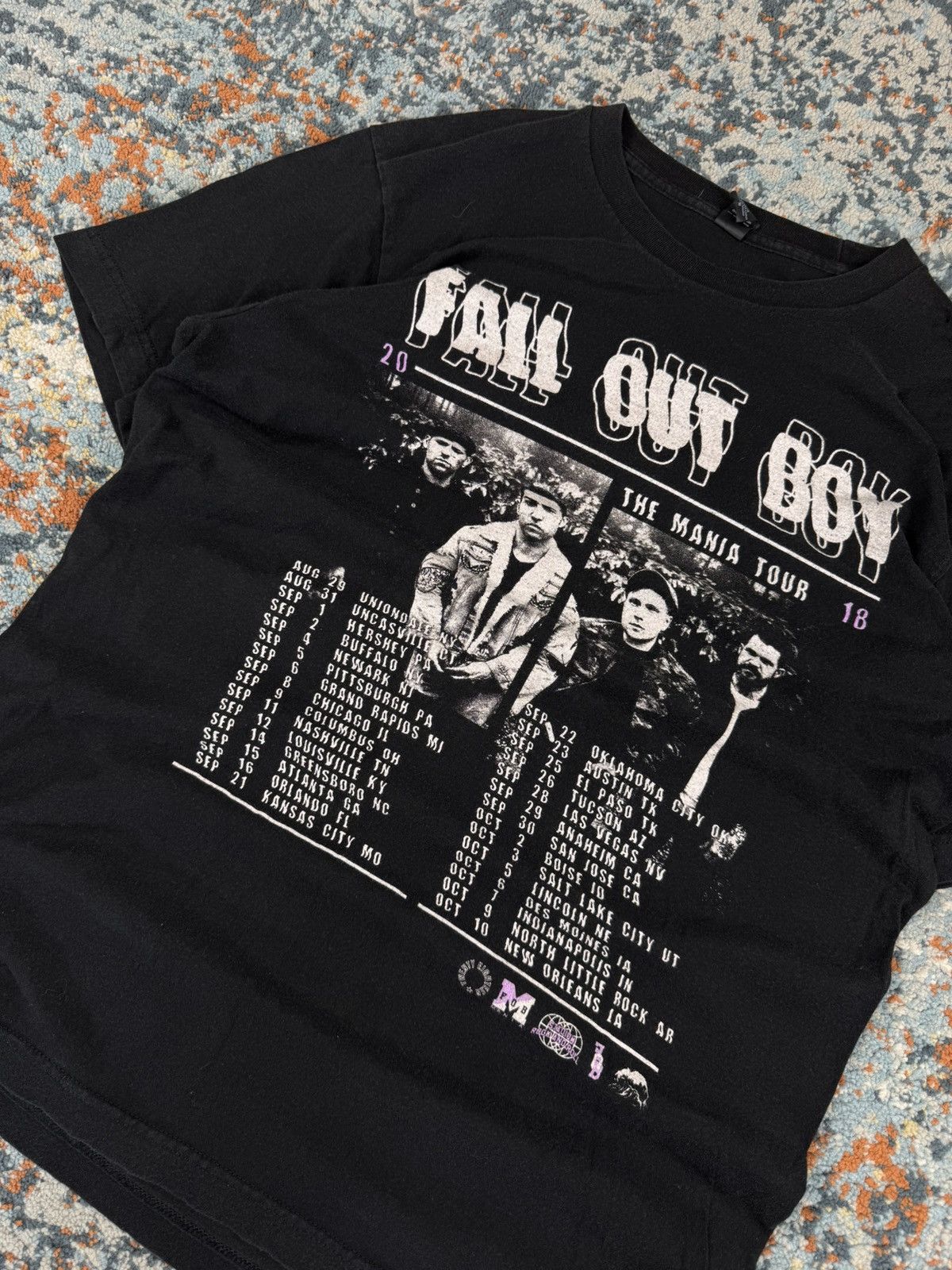 Band Tees × Vintage Vintage Fall Out Boy the mania tour 2018 graphic band tee Size US M / EU 48-50 / 2 - 3 Thumbnail