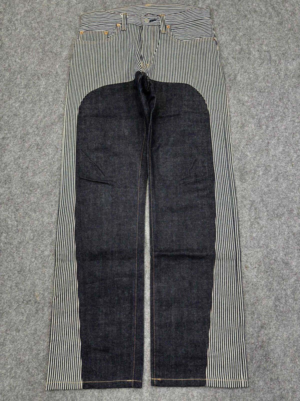 💥Very Rare KOJIMA GENES Multi Tones Biker Sturdy Denim F892