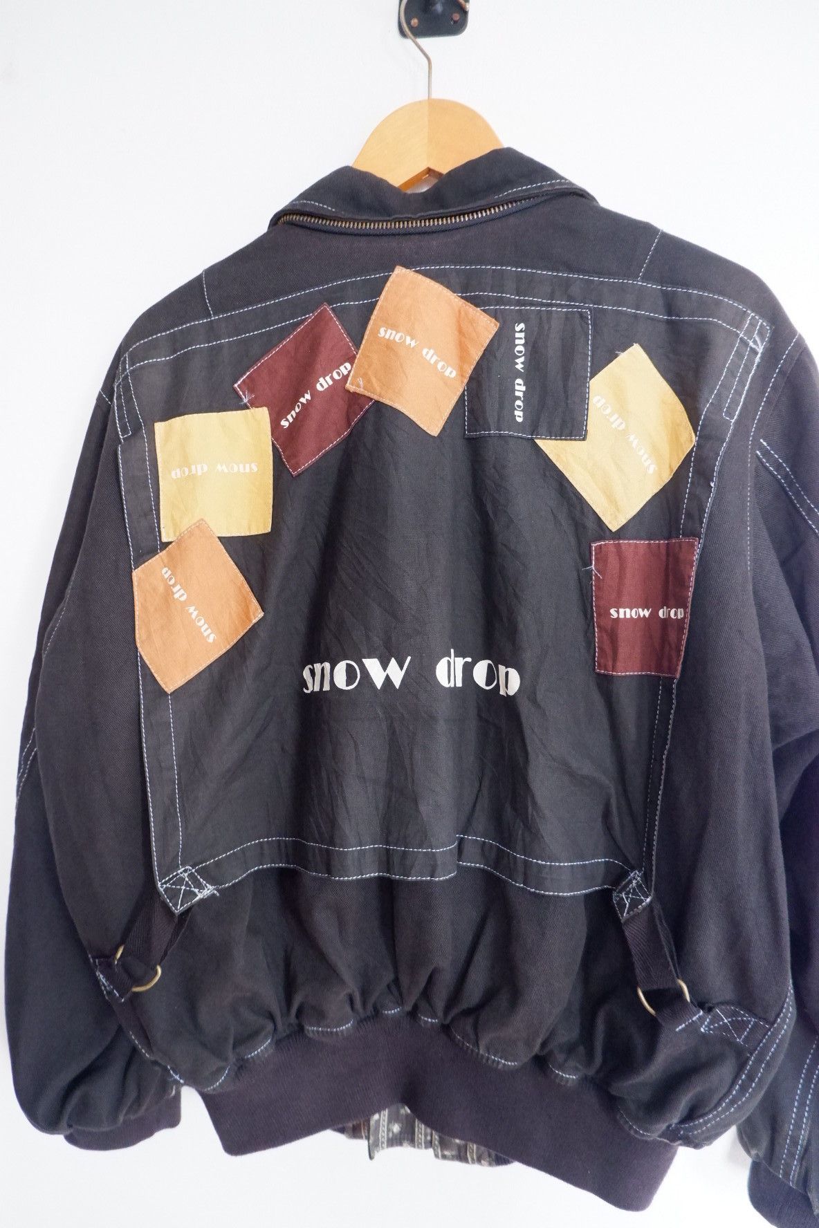 Issey Miyake Vintage Snow Drop Bomber Jacket Size US L / EU 52-54 / 3 - 7 Thumbnail