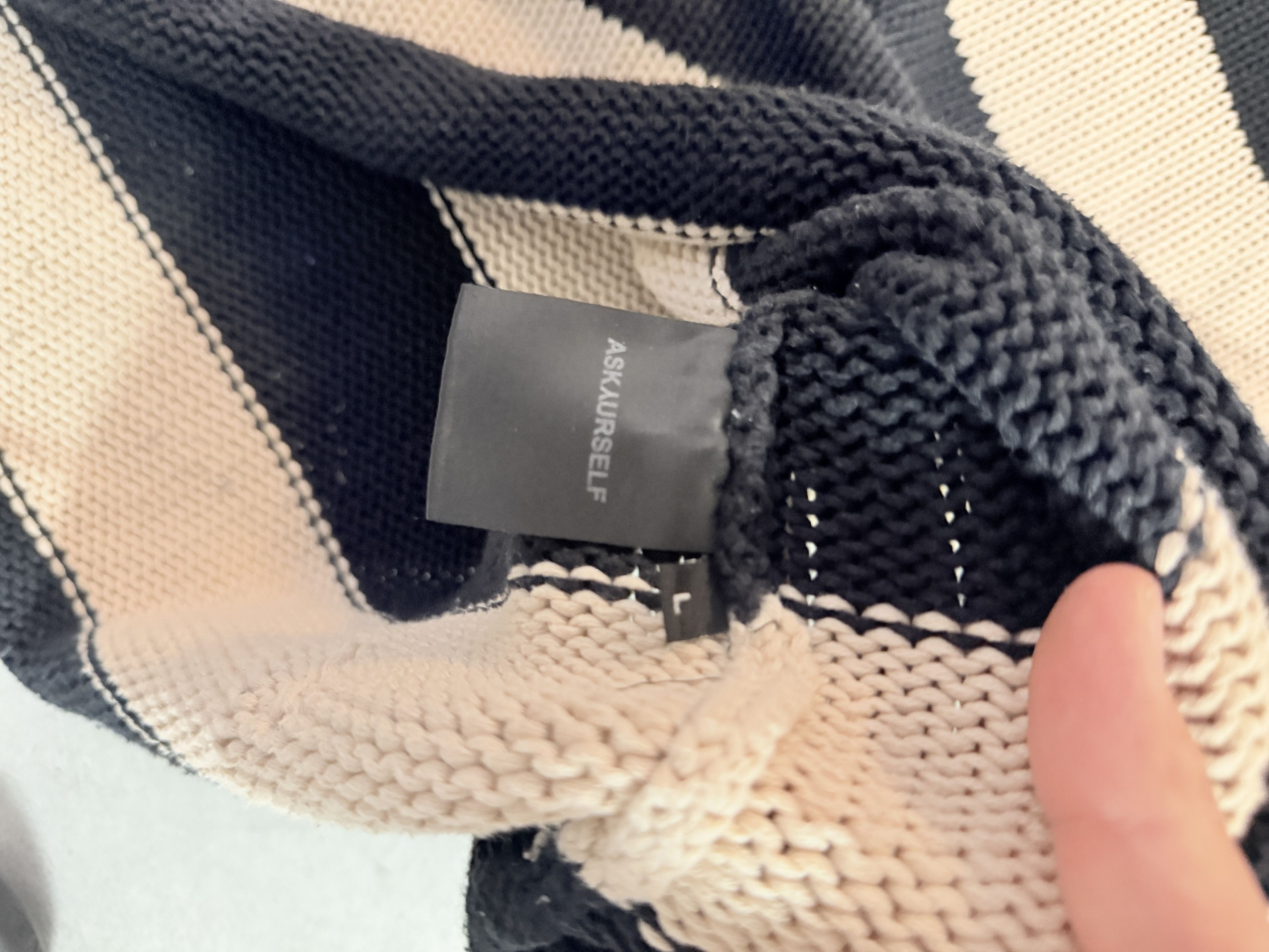 Askyurself Askyourself Striped oe knit Size US L / EU 52-54 / 3 - 3 Thumbnail