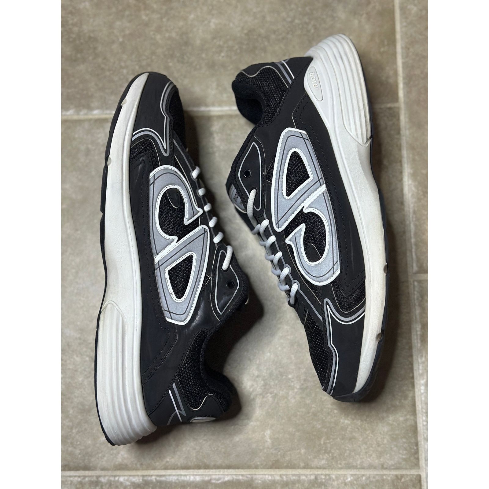 Dior Size 11 - Dior B30 Black Grey Sneakers Size US 11 / EU 44 - 6 Thumbnail