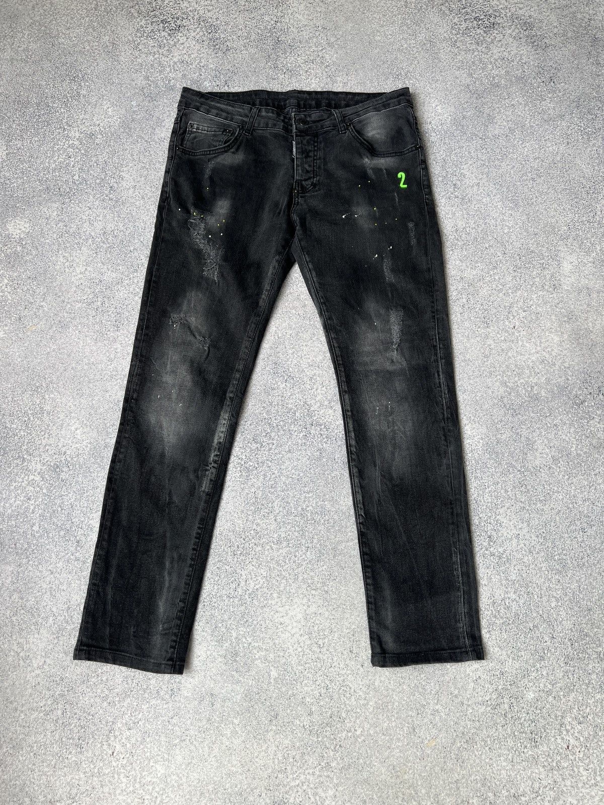 Dsquared2 × Vintage Vintage Dsquared2 black luxury pants Size US 32 / EU 48 - 2 Thumbnail