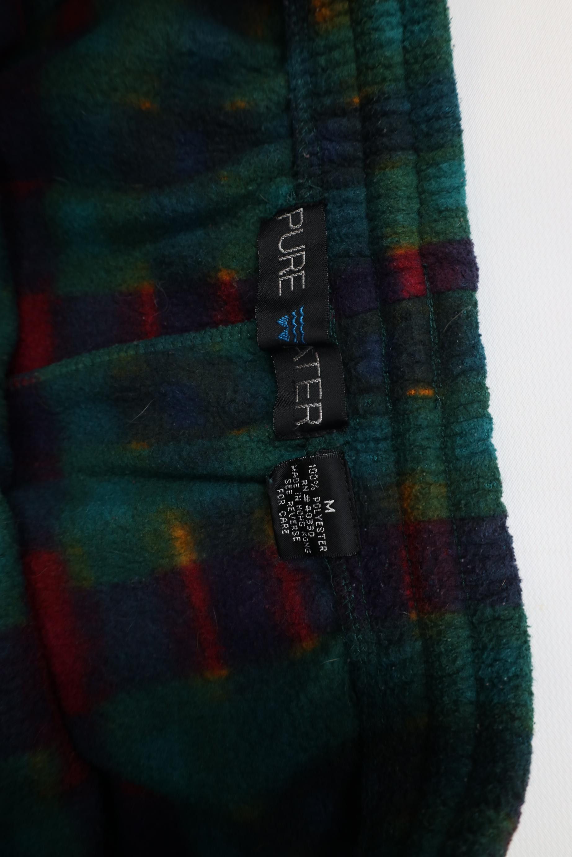 Vintage Vintage 90s Streetwear Rainbow Plaid Fleece Shorts Polyester Size US 32 / EU 48 - 7 Thumbnail
