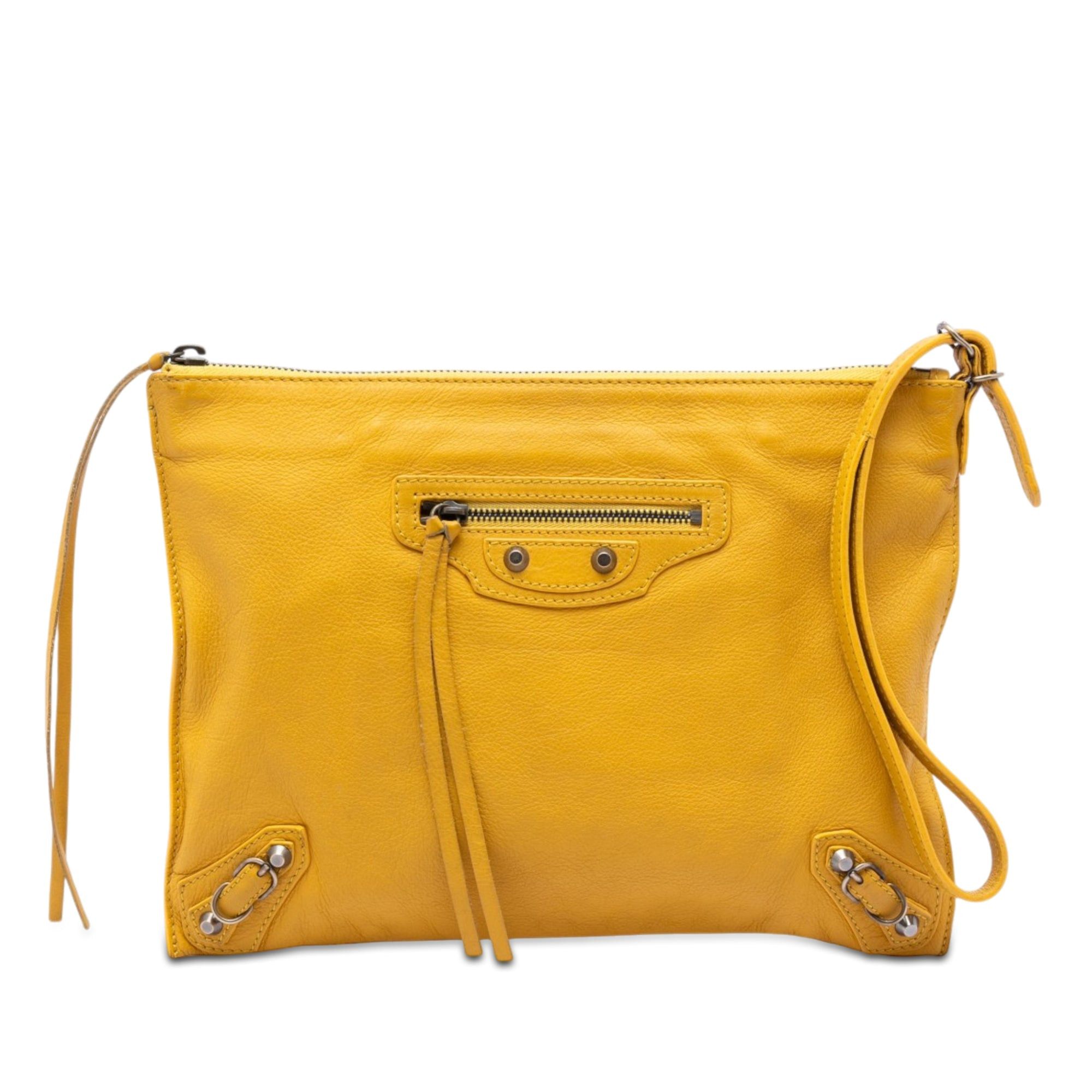 Balenciaga Leather Papier Wristlet Clutch Size ONE SIZE - 1 Thumbnail