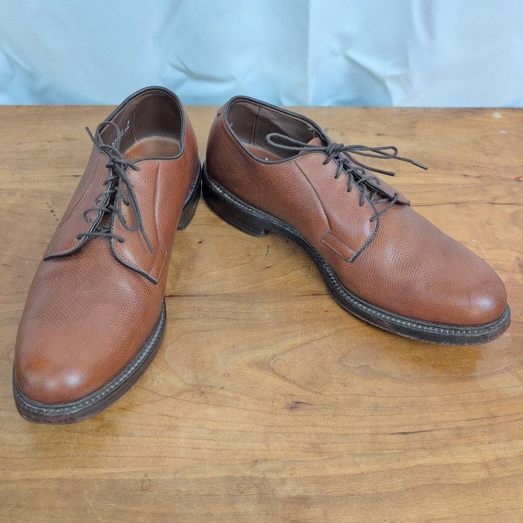 Allen Edmonds Allen Edmonds Leeds Brown Pebbled Leather Derby 8.5C Size US 8.5 / EU 41-42 - 1 Thumbnail
