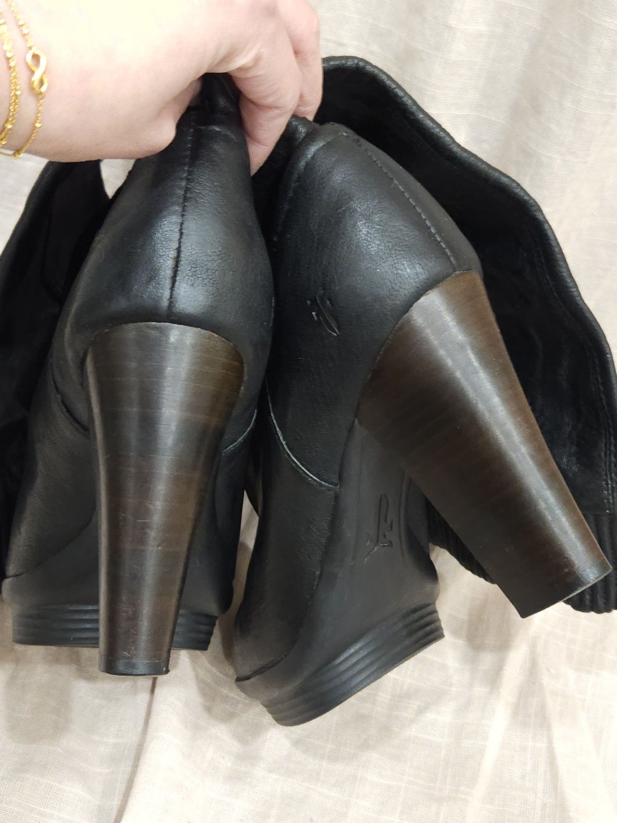 Frye Frye Mimi Scrunch Real Leather Boot/8MM Size US 8 / IT 38 - 12 Thumbnail