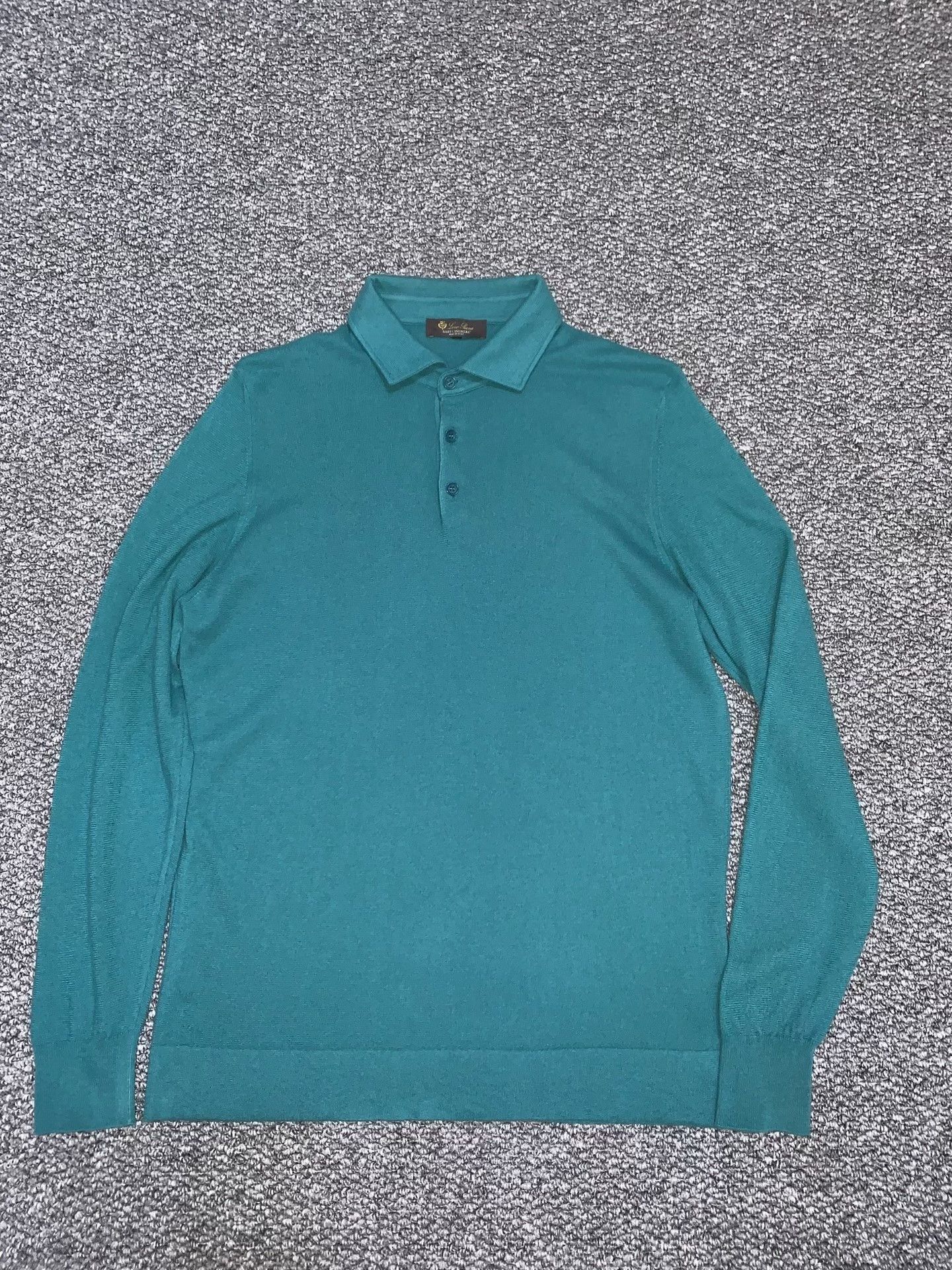 Loro Piana Loro Piana Baby Cashmere Long Sleeve Polo Size US XL / EU 56 / 4 - 1 Thumbnail