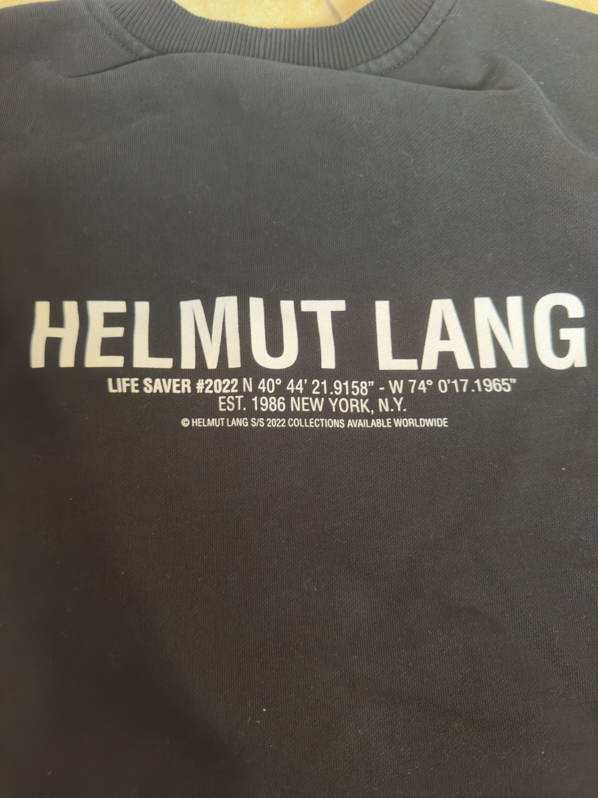 Helmut Lang S/S 2022 Helmut Lang Crewneck Size US L / EU 52-54 / 3 - 4 Thumbnail