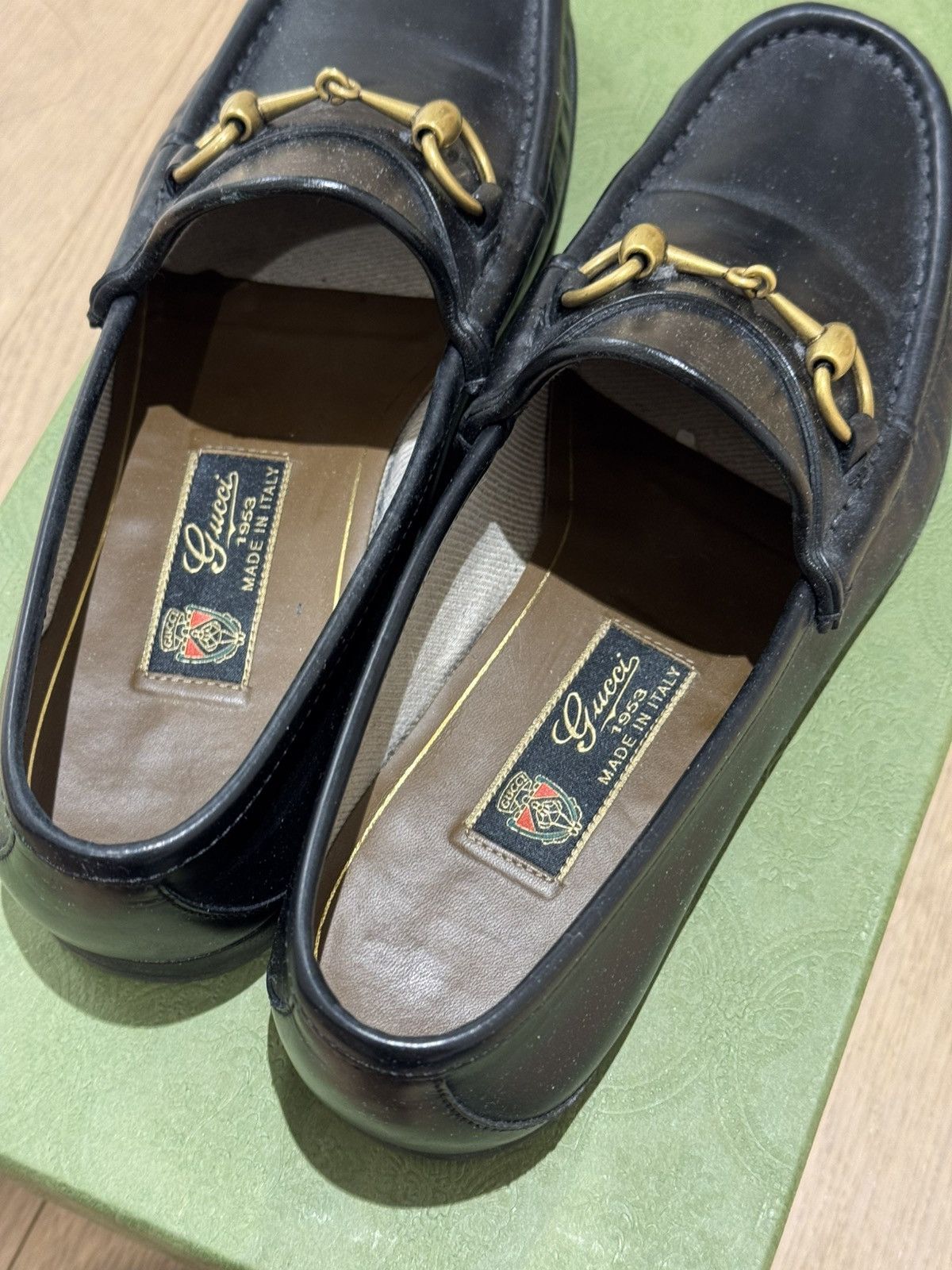 Gucci Gucci 1953 Black Horsebit Loafers 6UK Size US 8 / EU 41 - 3 Thumbnail