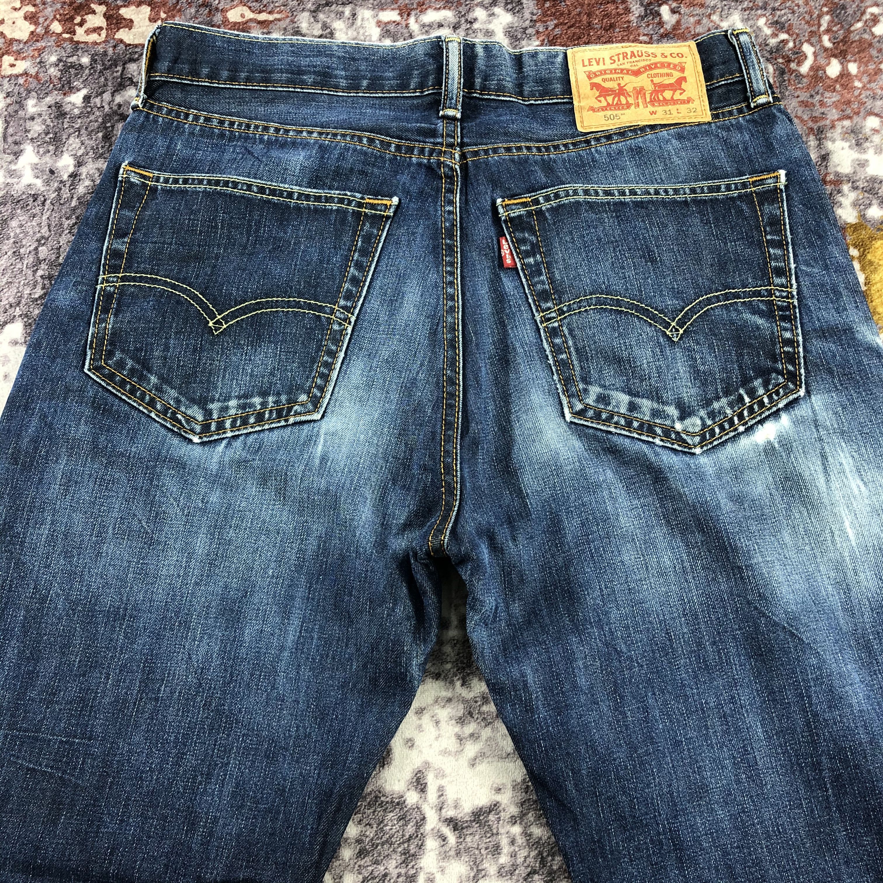 Levi's × Vintage Vintage Blue Wash Levis 505 Jeans-JM2793 Size US 31 - 5 Thumbnail