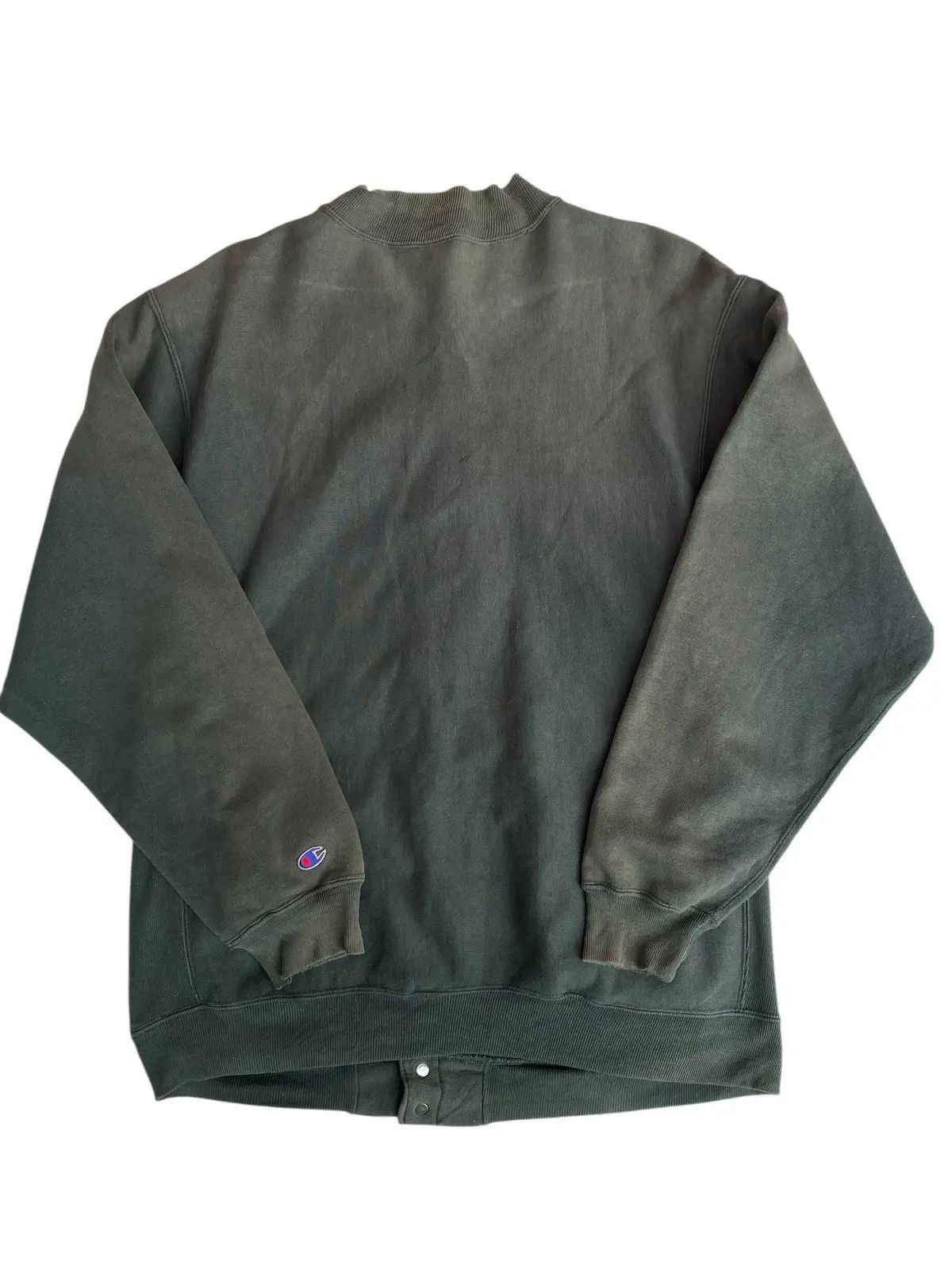 Champion Vtg 90s Champion Reverse Weave Faded Green - Varsity Size US L / EU 52-54 / 3 - 2 Thumbnail