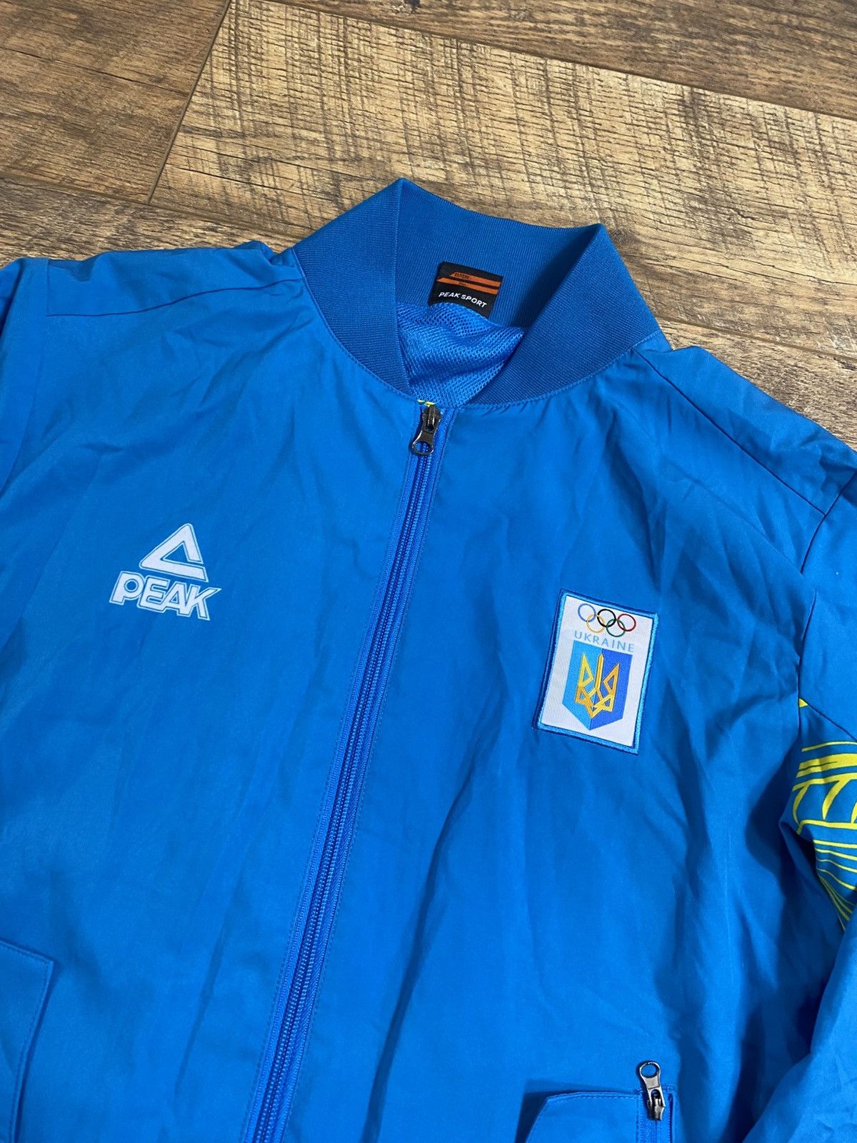 Vintage RARE VTG Peak Sport Olympic Ukraine Jacket Bomber Teamwear Size S / US 4 / IT 40 - 2 Thumbnail