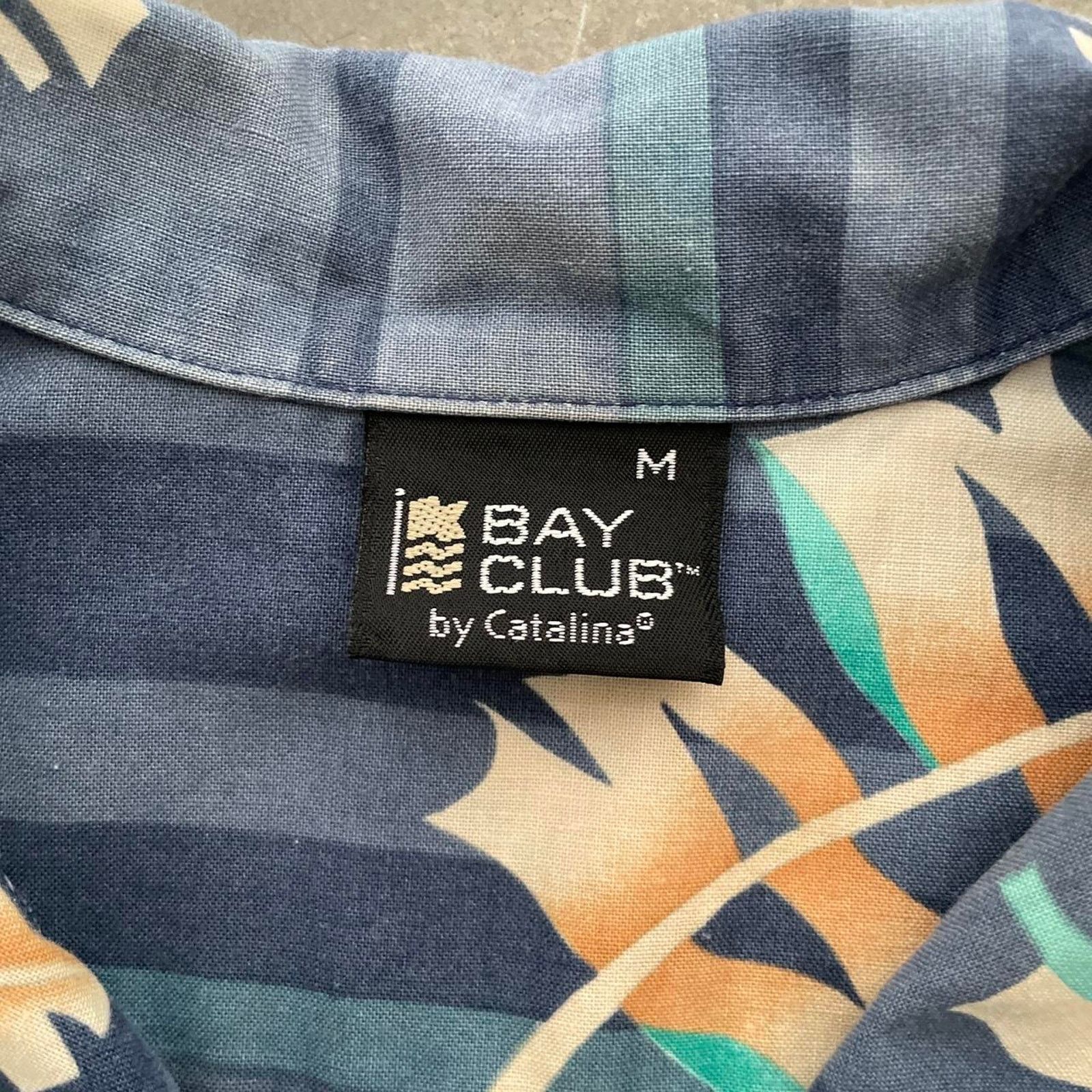 Vintage Vintage Bay Club Blue Tropical Hawaiian Shirt Size US M / EU 48-50 / 2 - 4 Thumbnail