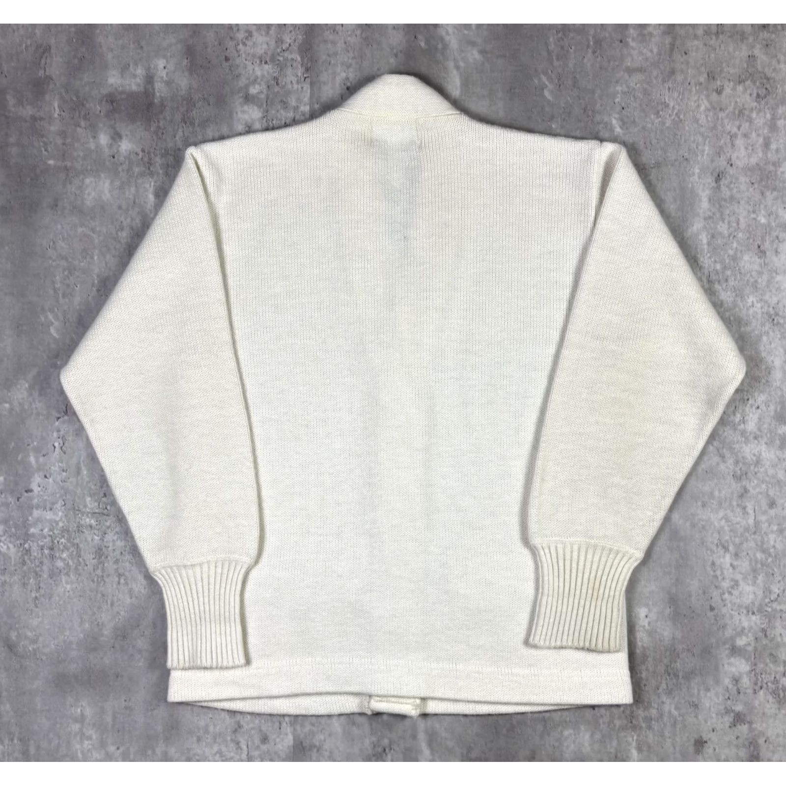 Vintage VINTAGE Campus White Cardigan Sweater Mens size S Acrylic Preppy Size US S / EU 44-46 / 1 - 2 Thumbnail