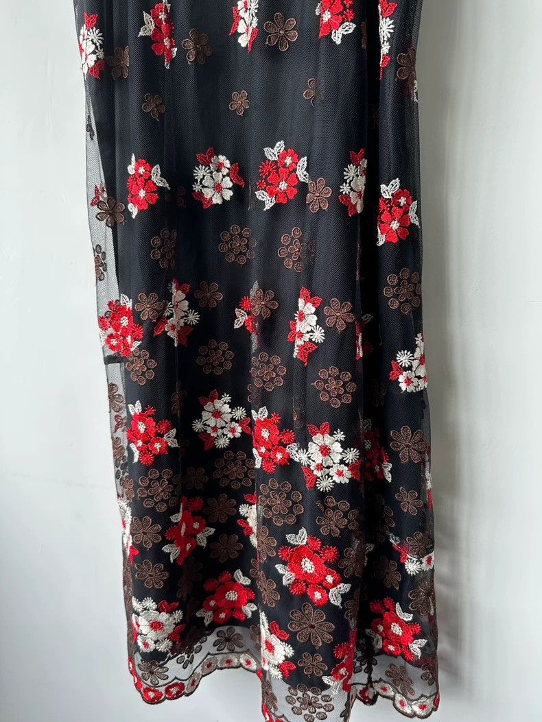 Comme des Garcons Comme Des Garcons Floral embroidered halter dress Size L / US 10 / IT 46 - 6 Thumbnail
