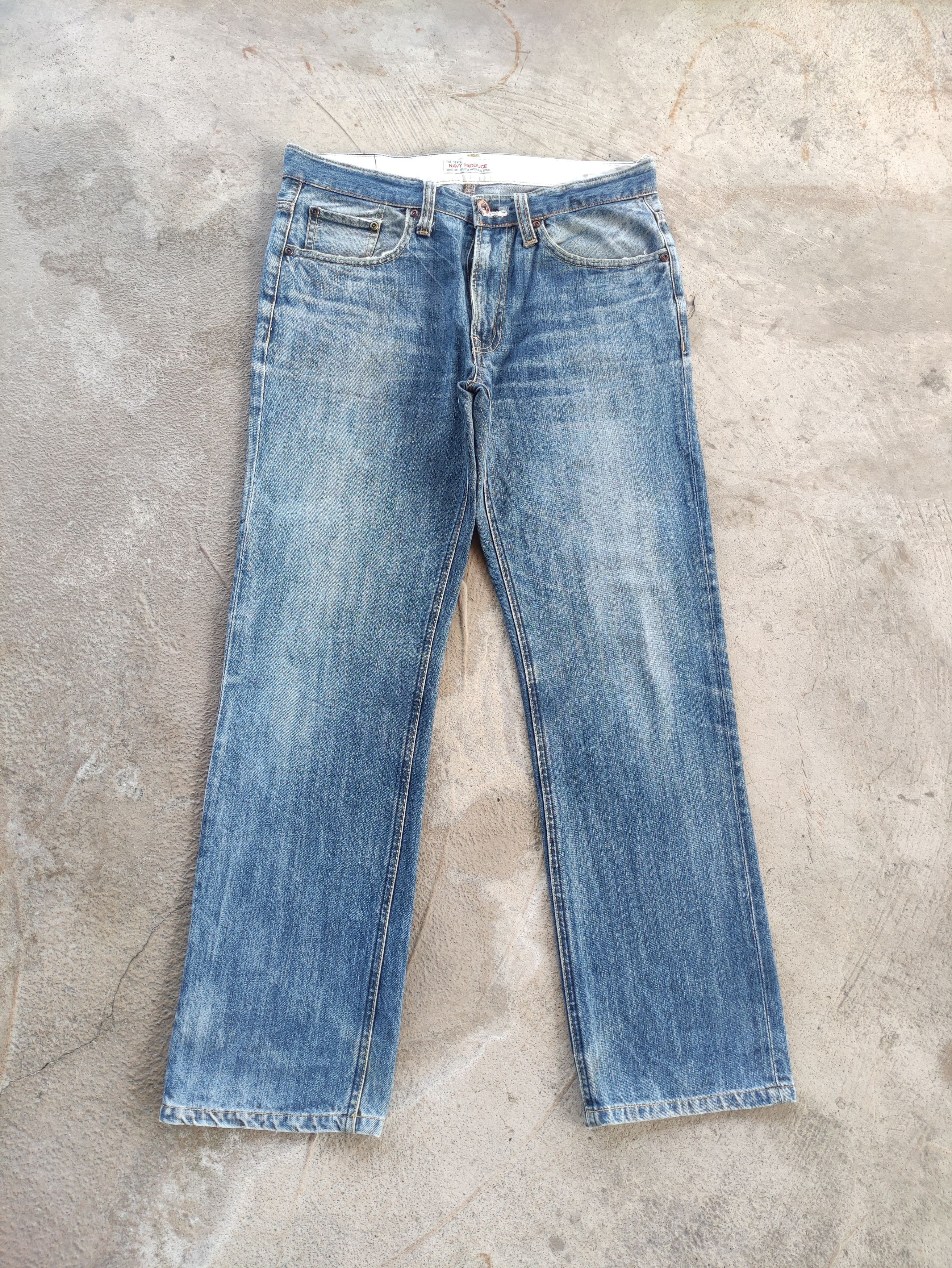 Japanese Brand Vintage Japanese Jean Distressed Fader Denim Pants Size US 34 / EU 50 - 1 Thumbnail