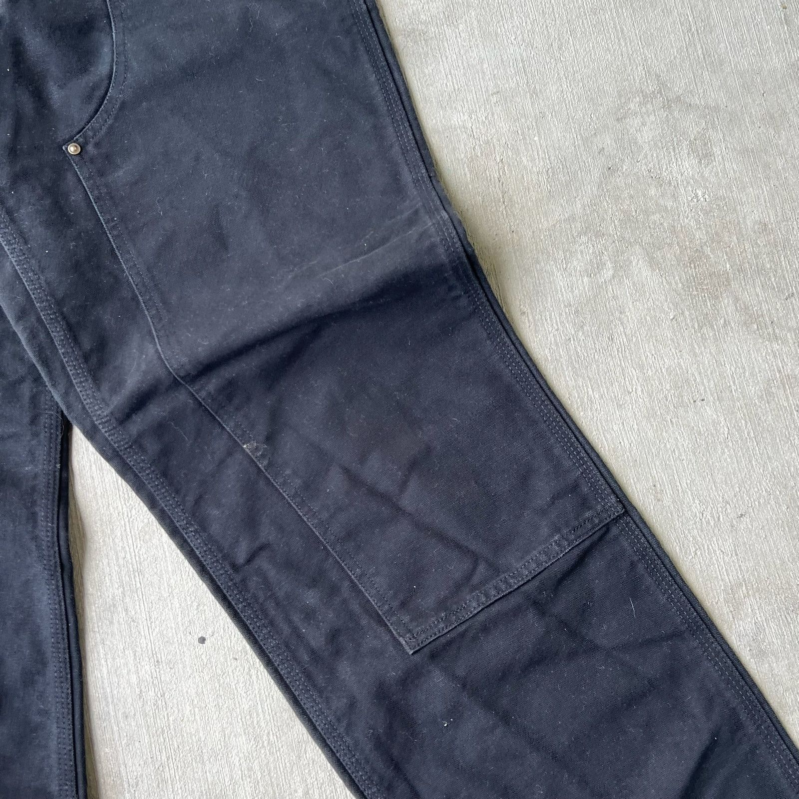 Carhartt × Vintage Carhartt black double knee work wear carpenter pants Size US 32 / EU 48 - 7 Thumbnail