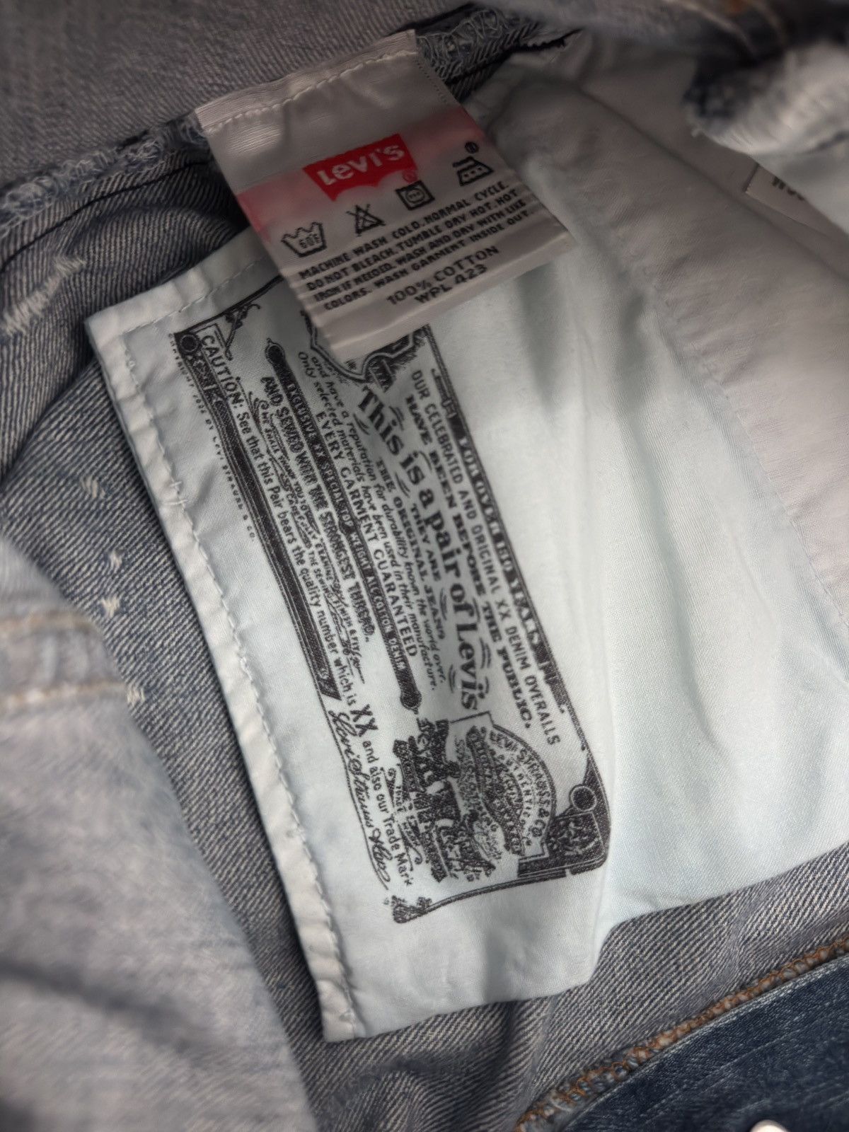 Levi's vintage distressed levi 501s Size US 36 / EU 52 - 2 Thumbnail